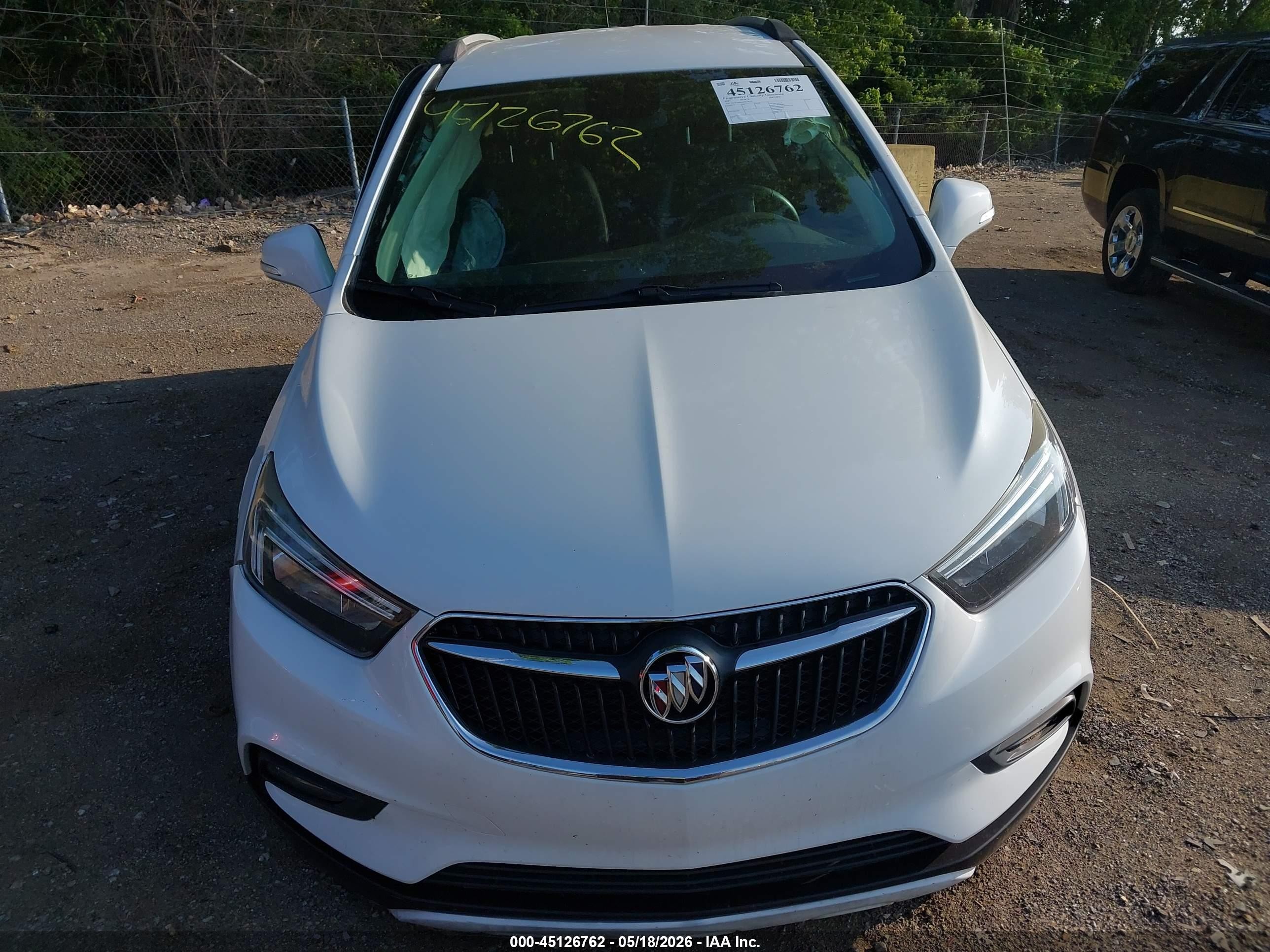 2017 Buick Encore Preferred Ii White vin: KL4CJBSB4HB158341