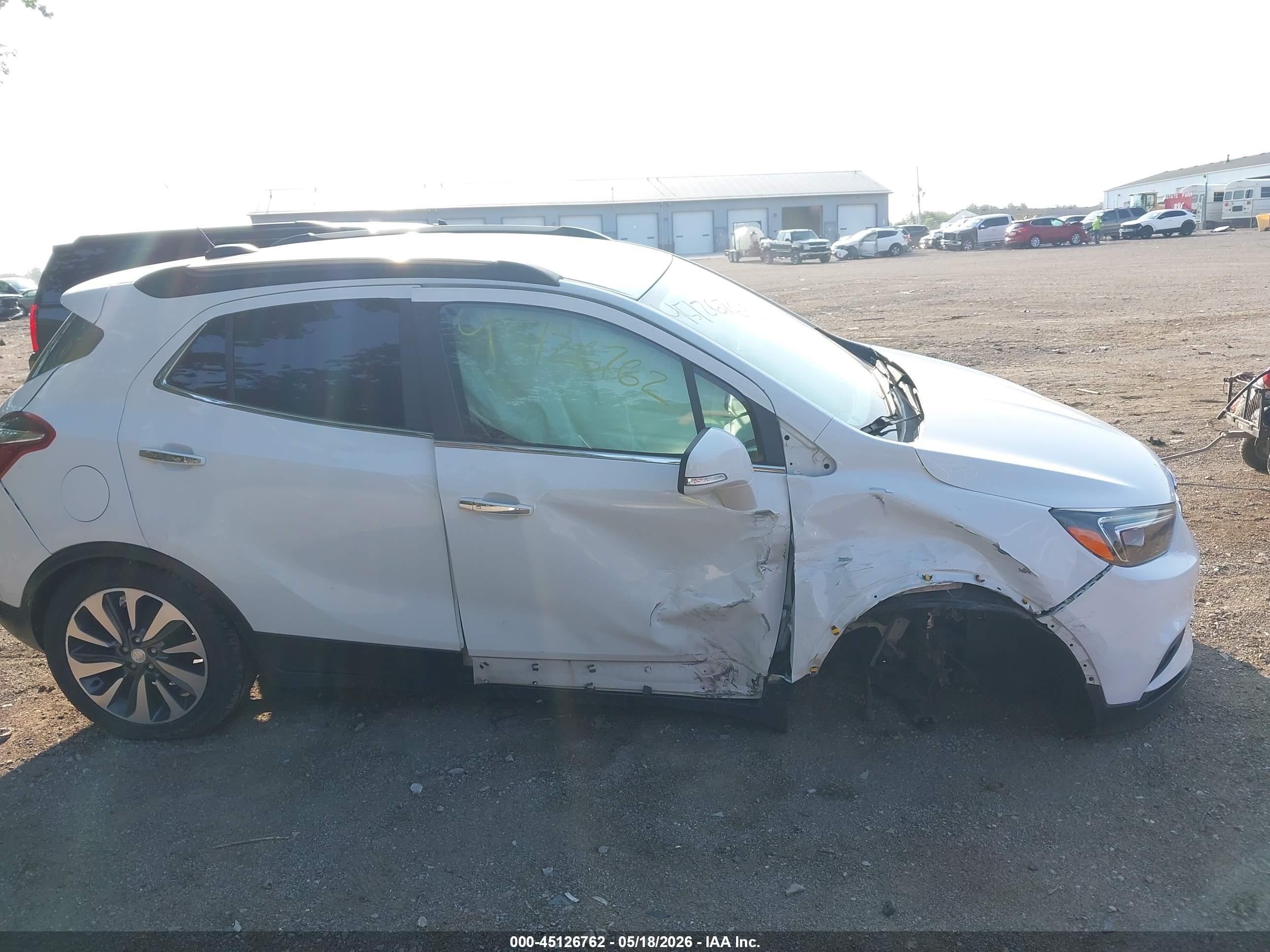 2017 Buick Encore Preferred Ii White vin: KL4CJBSB4HB158341