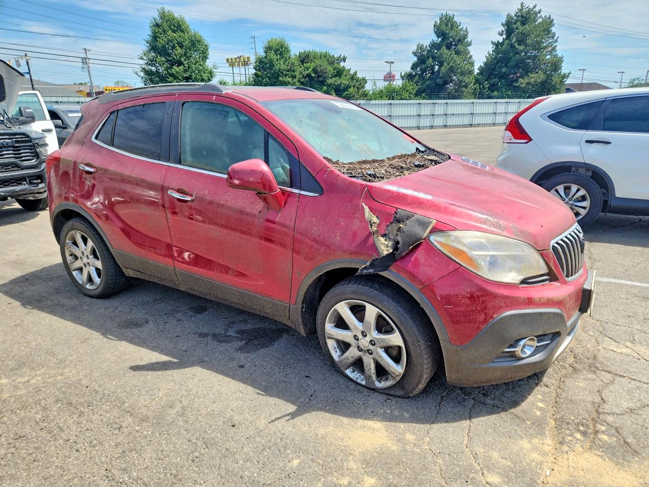 2013 Buick Encore Convenience Burgundy vin: KL4CJBSB5DB034153