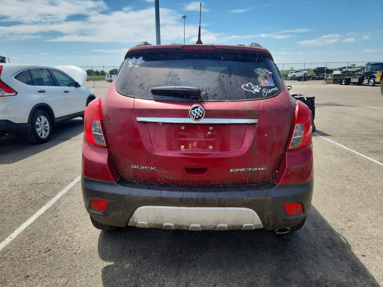 2013 Buick Encore Convenience Burgundy vin: KL4CJBSB5DB034153