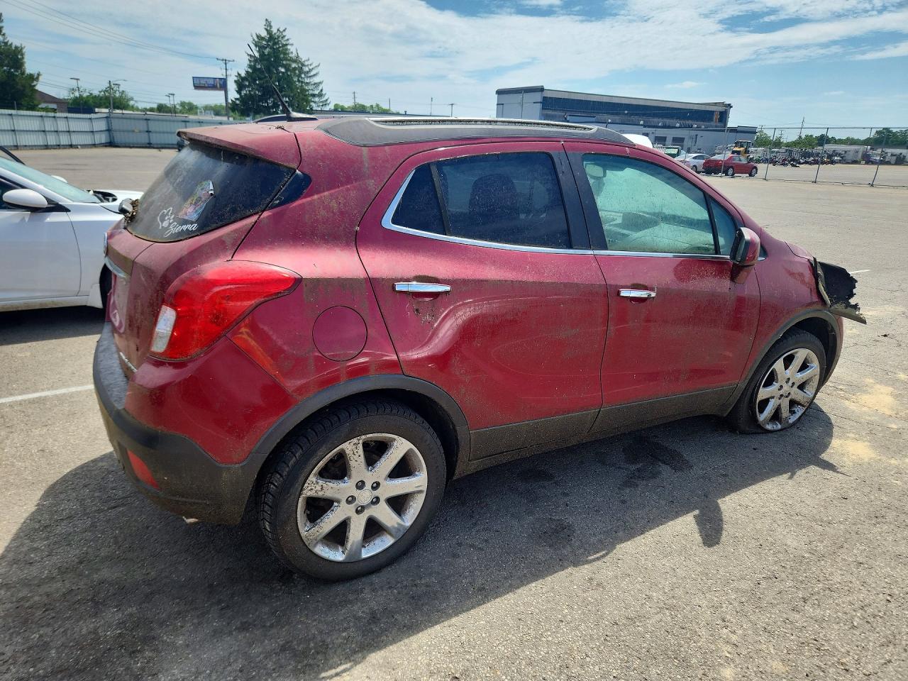 2013 Buick Encore Convenience Burgundy vin: KL4CJBSB5DB034153