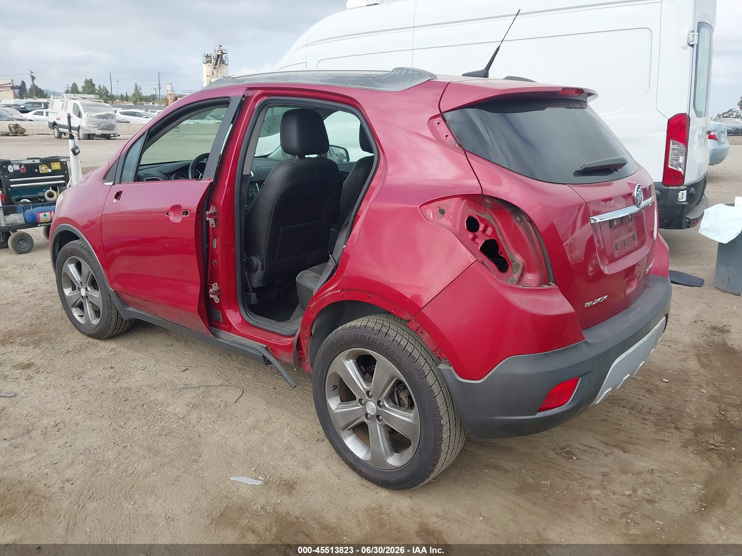 2013 Buick Encore Convenience Красный vin: KL4CJBSB5DB210652