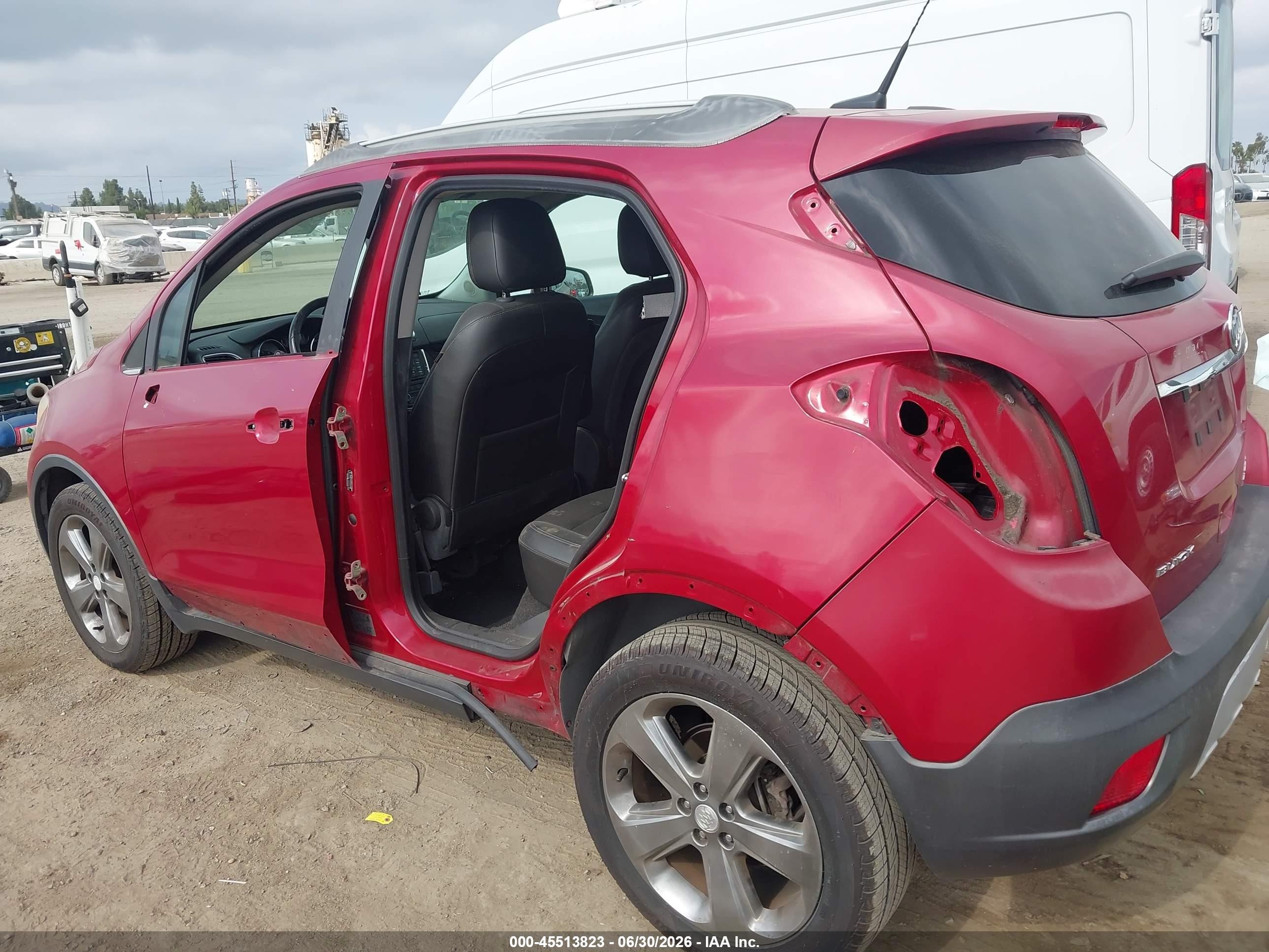 2013 Buick Encore Convenience Красный vin: KL4CJBSB5DB210652