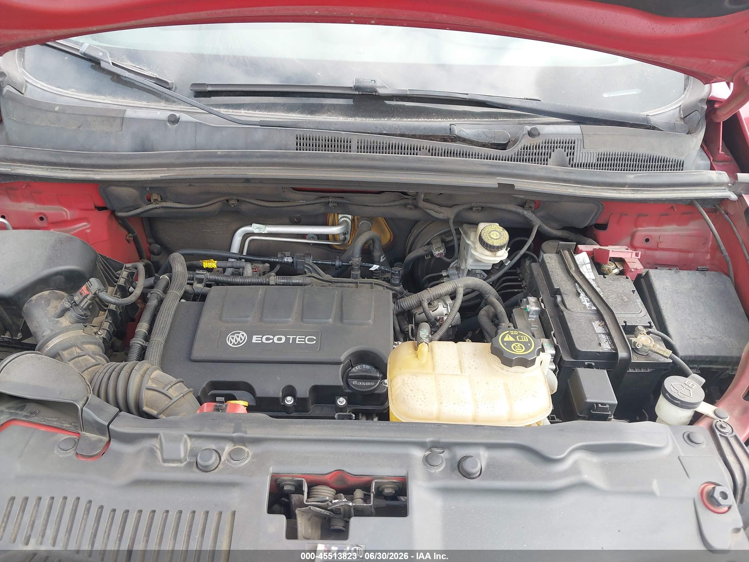 2013 Buick Encore Convenience Красный vin: KL4CJBSB5DB210652