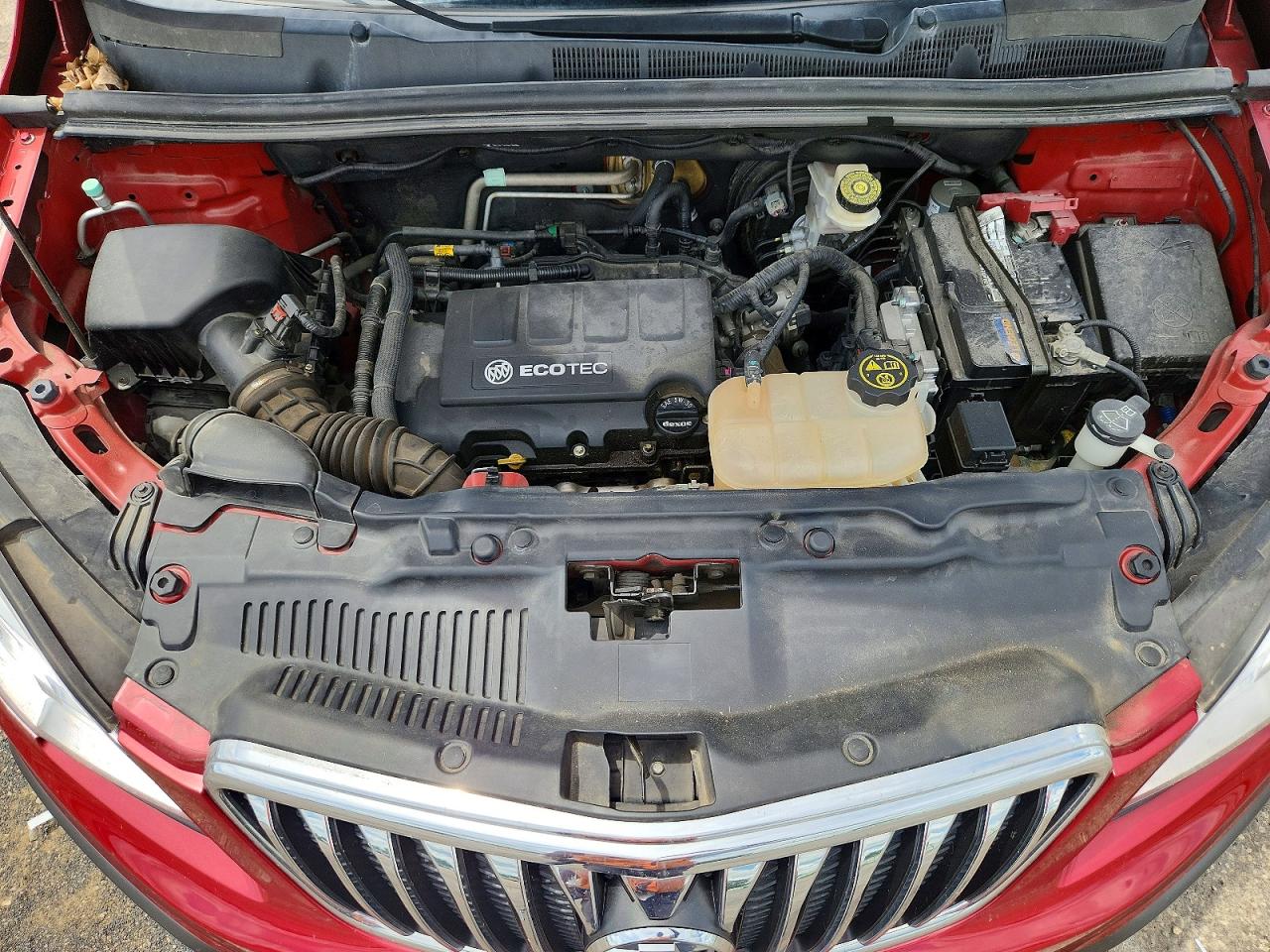 2014 Buick Encore Convenience Red vin: KL4CJBSB5EB592635
