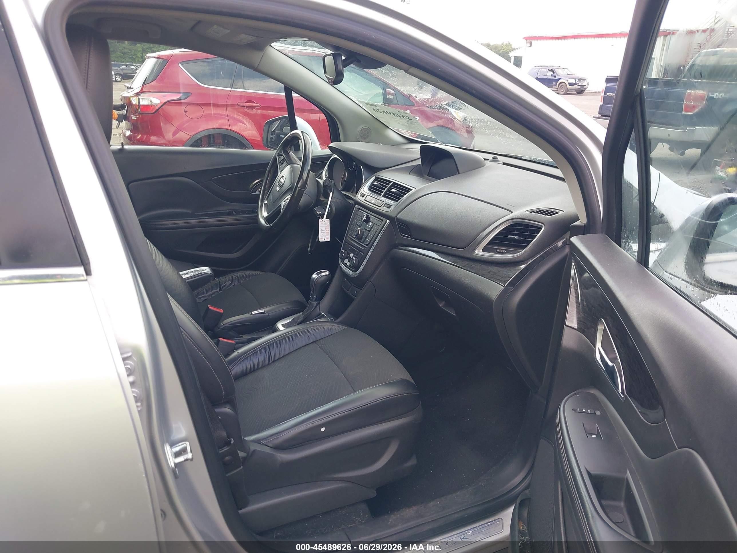 2014 Buick Encore Convenience Silver vin: KL4CJBSB5EB597608