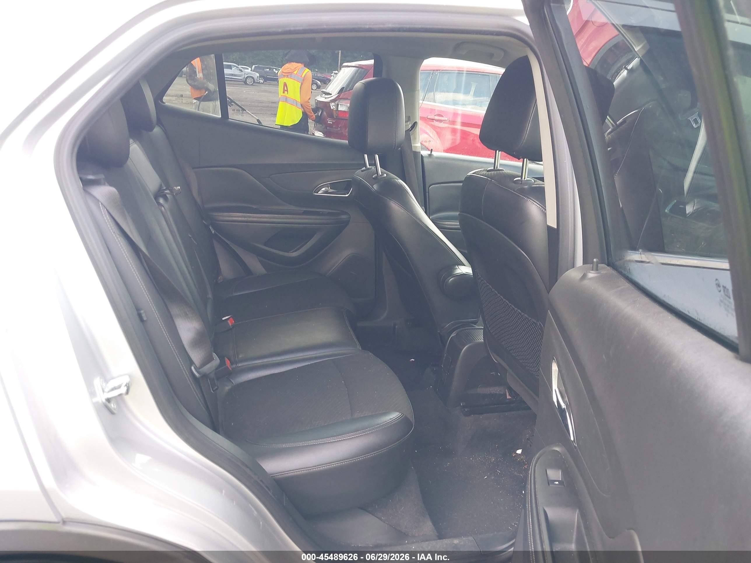 2014 Buick Encore Convenience Silver vin: KL4CJBSB5EB597608