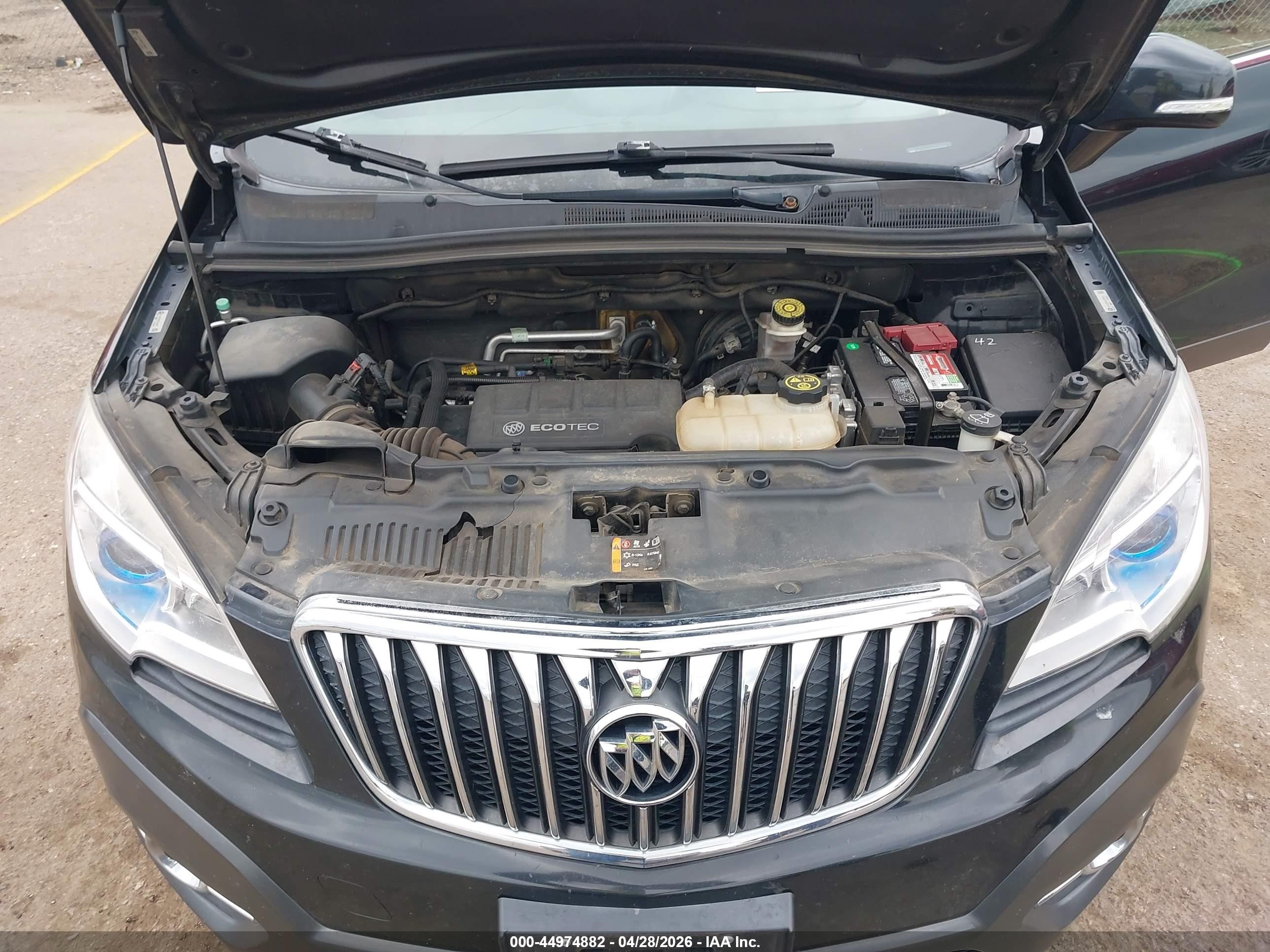 2014 Buick Encore Convenience Black vin: KL4CJBSB5EB780281