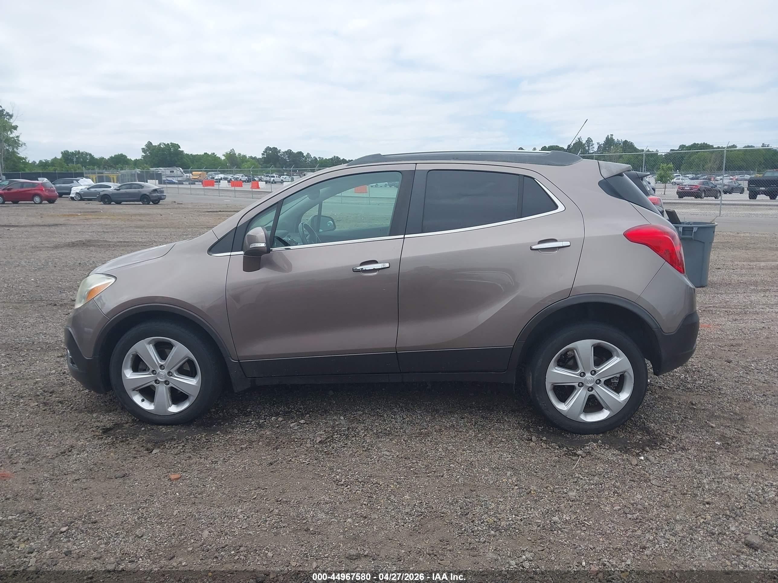 2015 Buick Encore Convenience Champagne vin: KL4CJBSB5FB042854