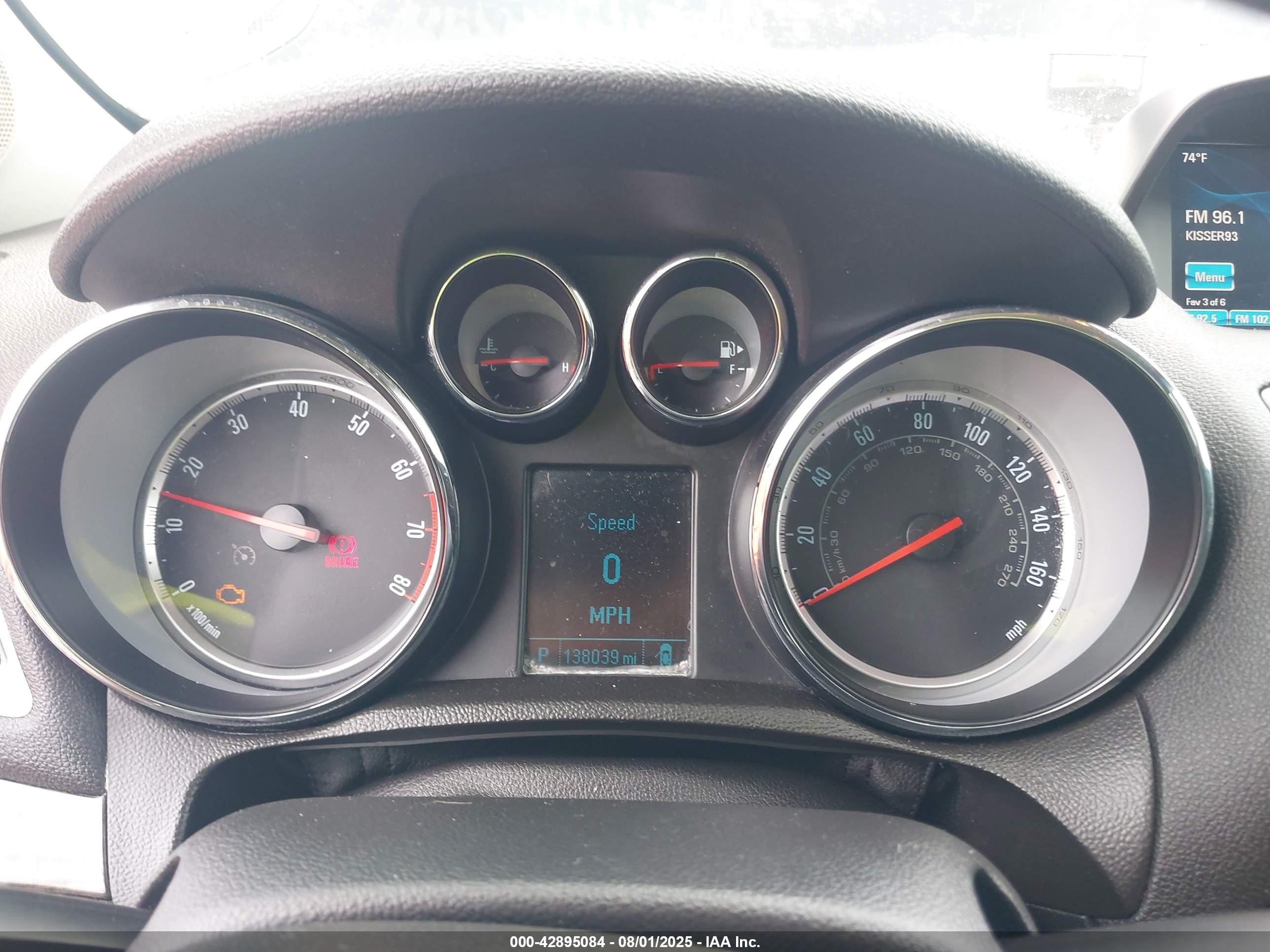 2013 Buick Encore Convenience Черный vin: KL4CJBSB6DB164104