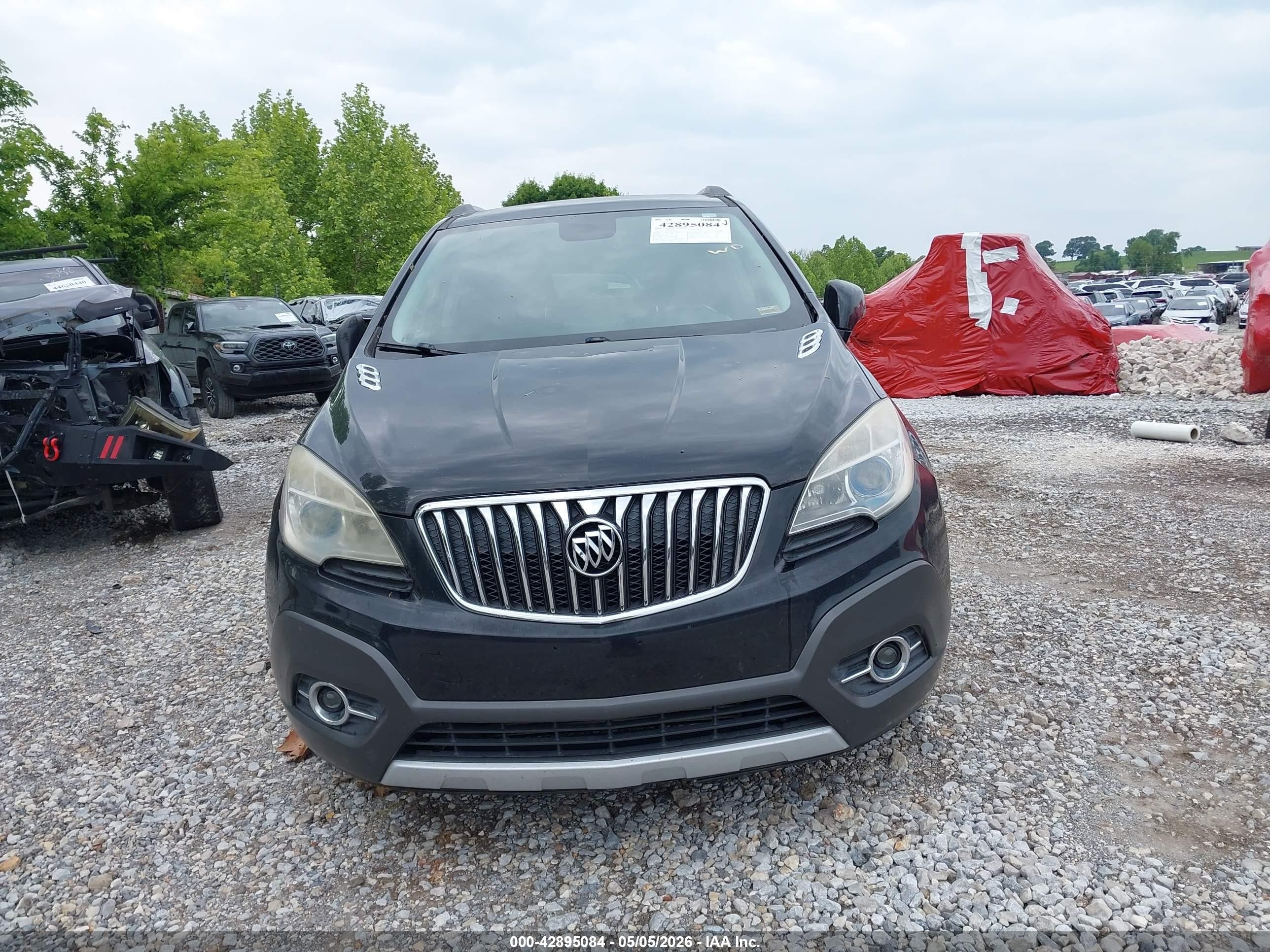 2013 Buick Encore Convenience Черный vin: KL4CJBSB6DB164104