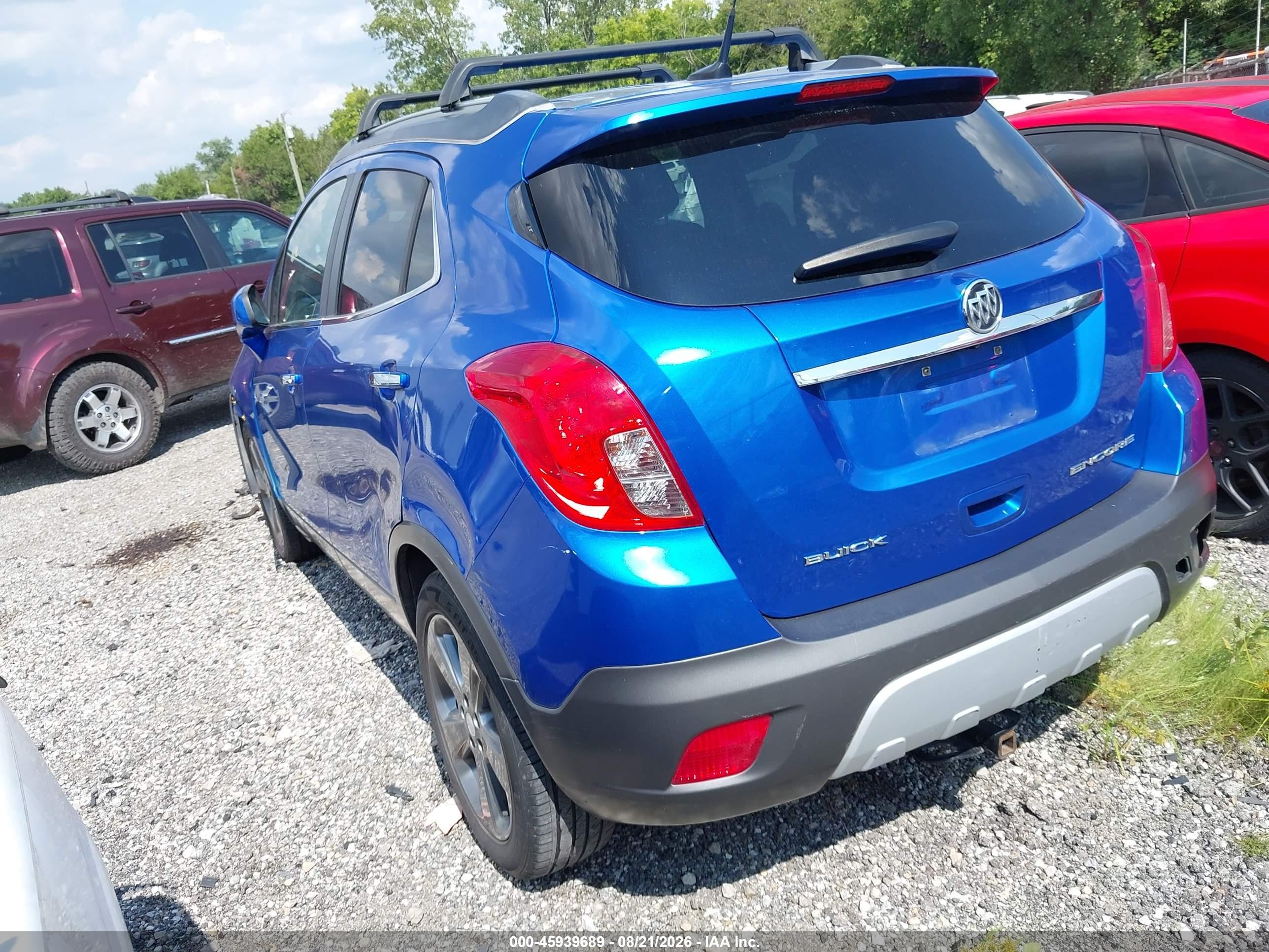 2013 Buick Encore Convenience Синий vin: KL4CJBSB6DB205248