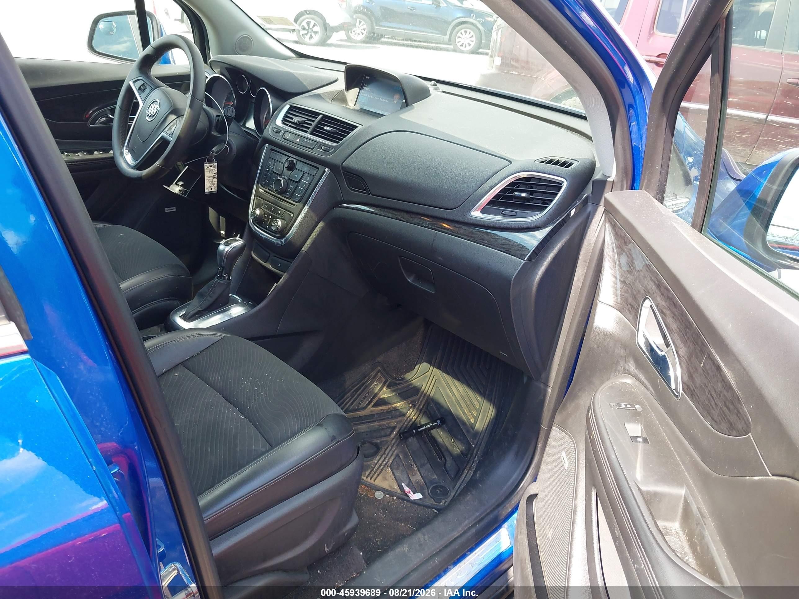 2013 Buick Encore Convenience Синий vin: KL4CJBSB6DB205248