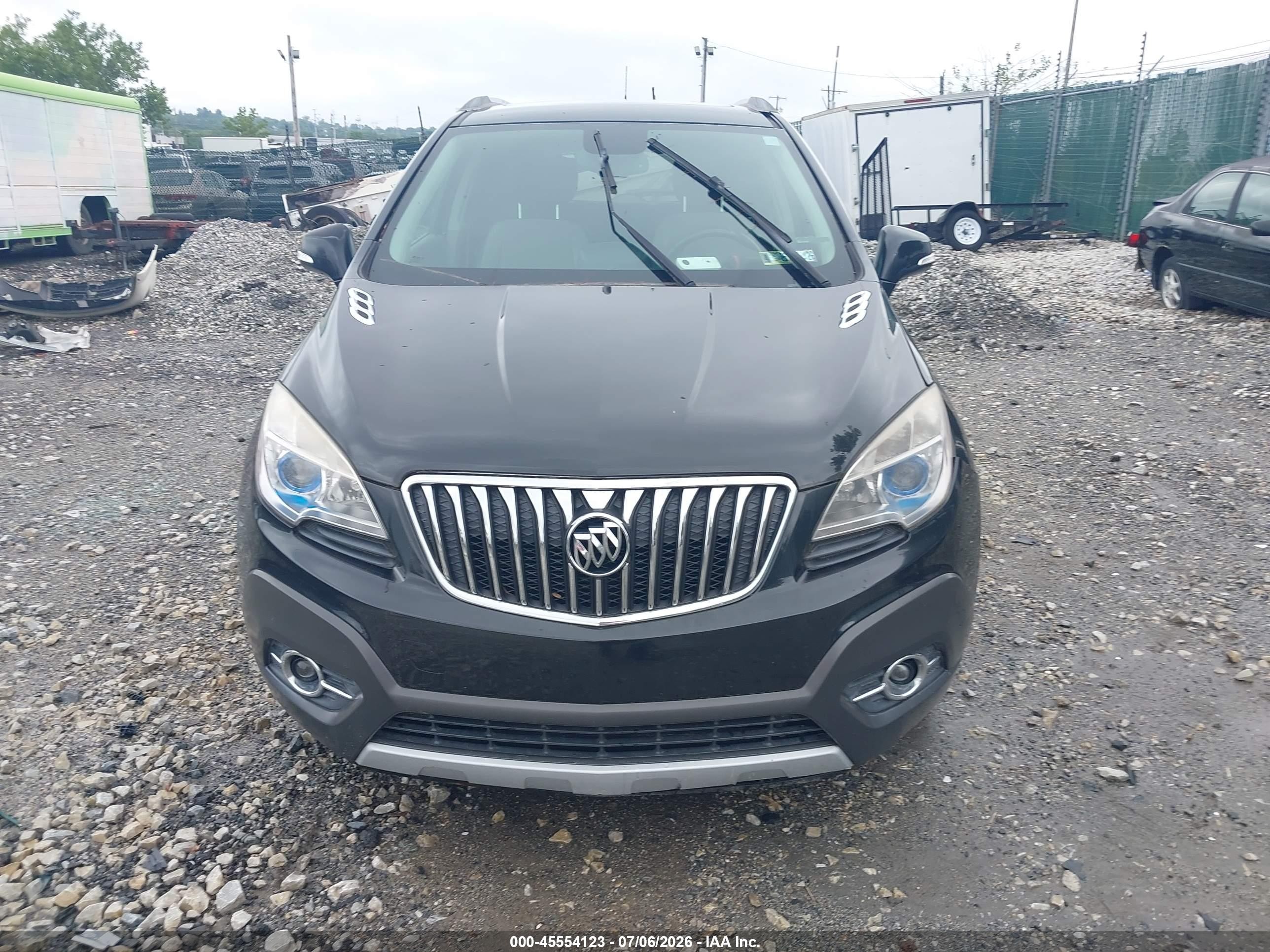 2014 Buick Encore Convenience Black vin: KL4CJBSB6EB729209