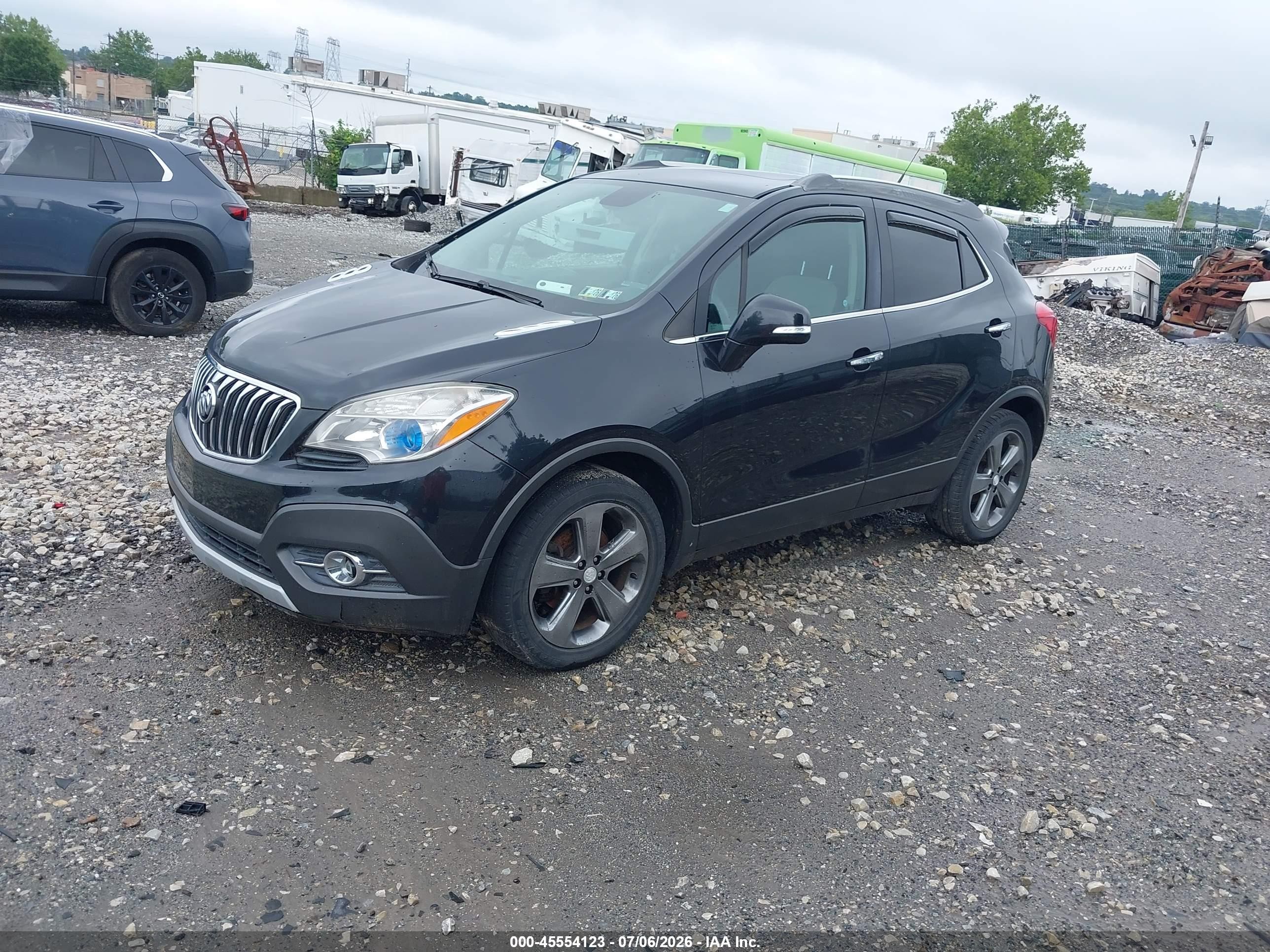 2014 Buick Encore Convenience Black vin: KL4CJBSB6EB729209