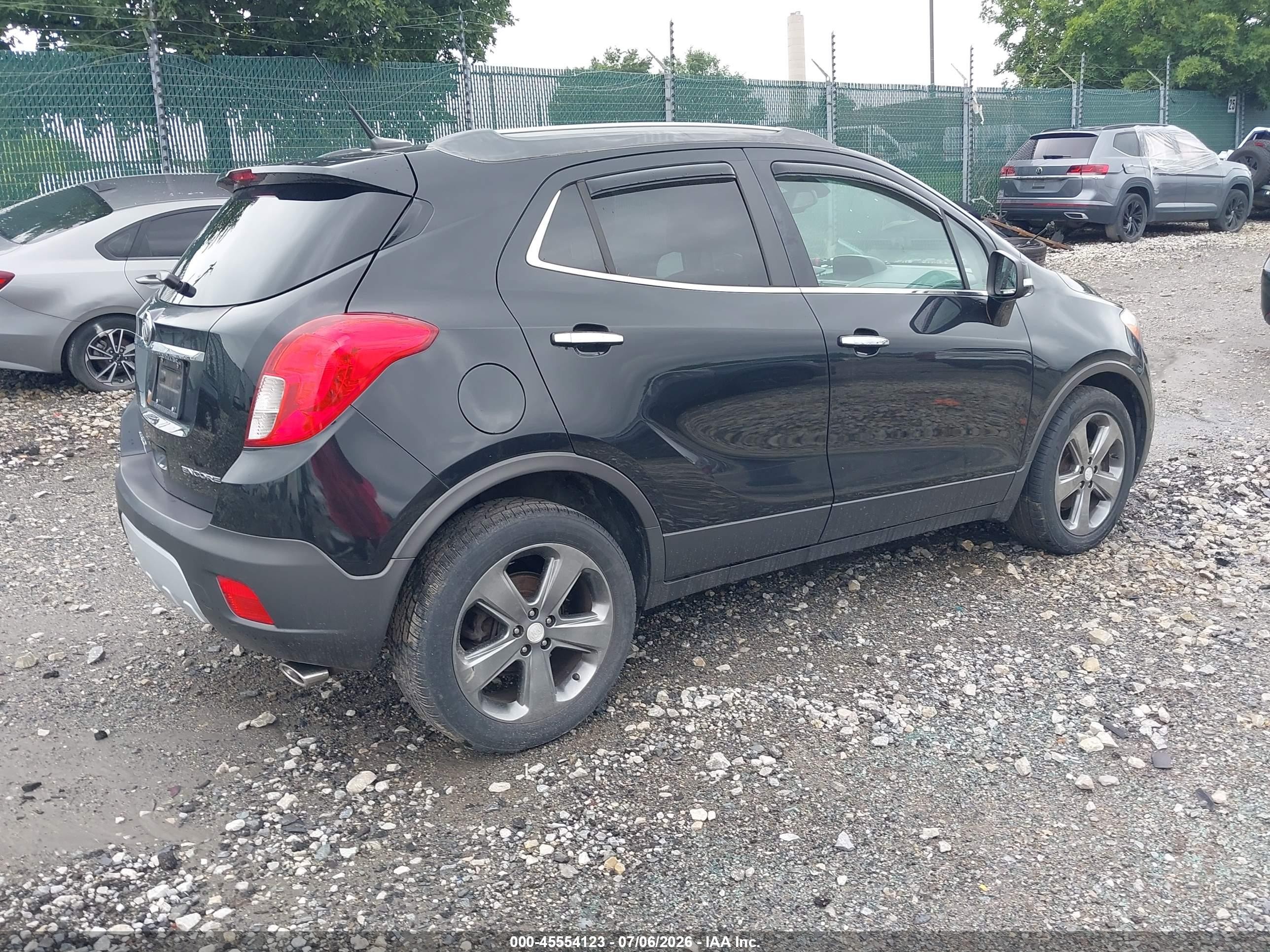 2014 Buick Encore Convenience Black vin: KL4CJBSB6EB729209
