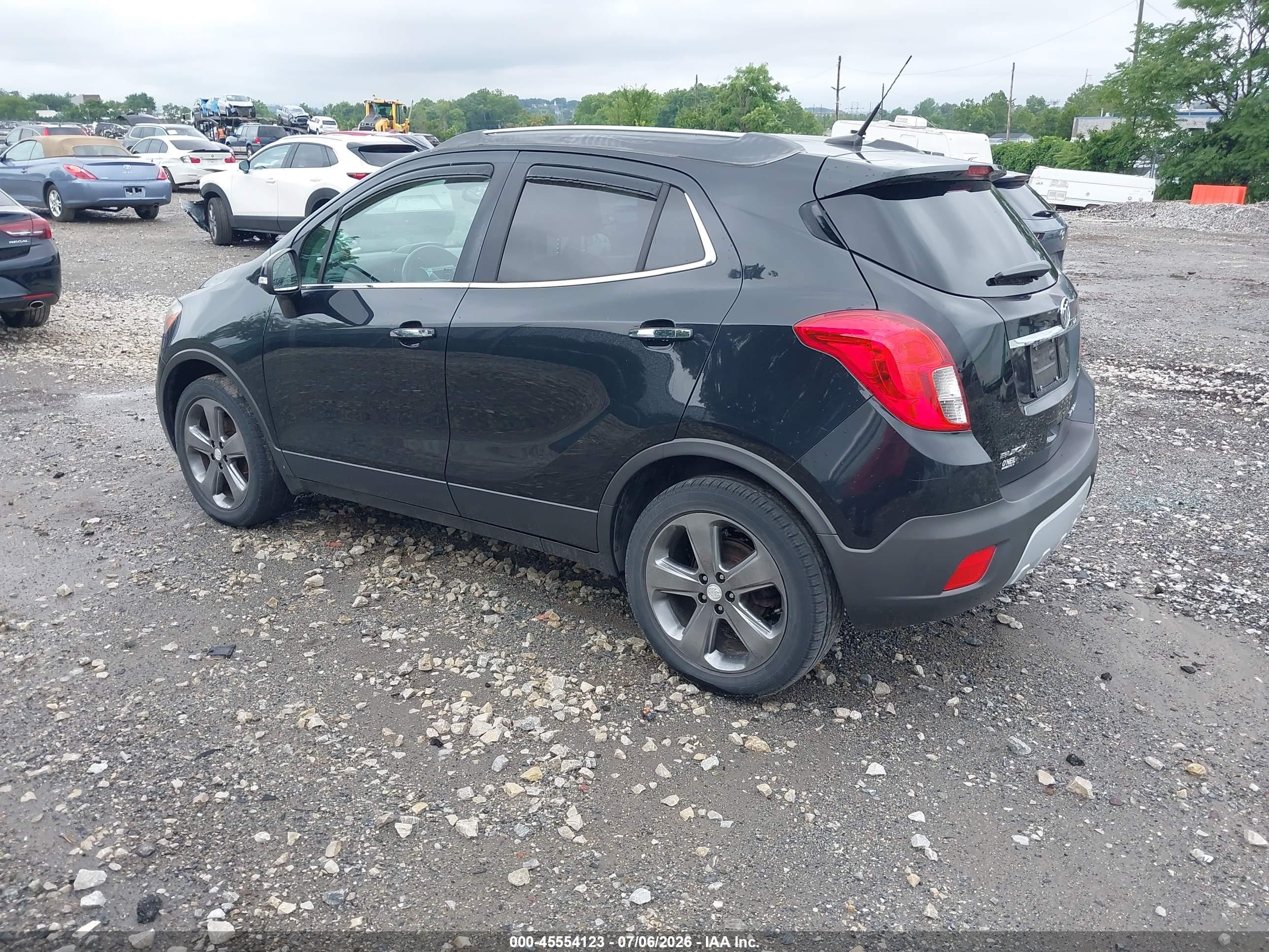 2014 Buick Encore Convenience Black vin: KL4CJBSB6EB729209