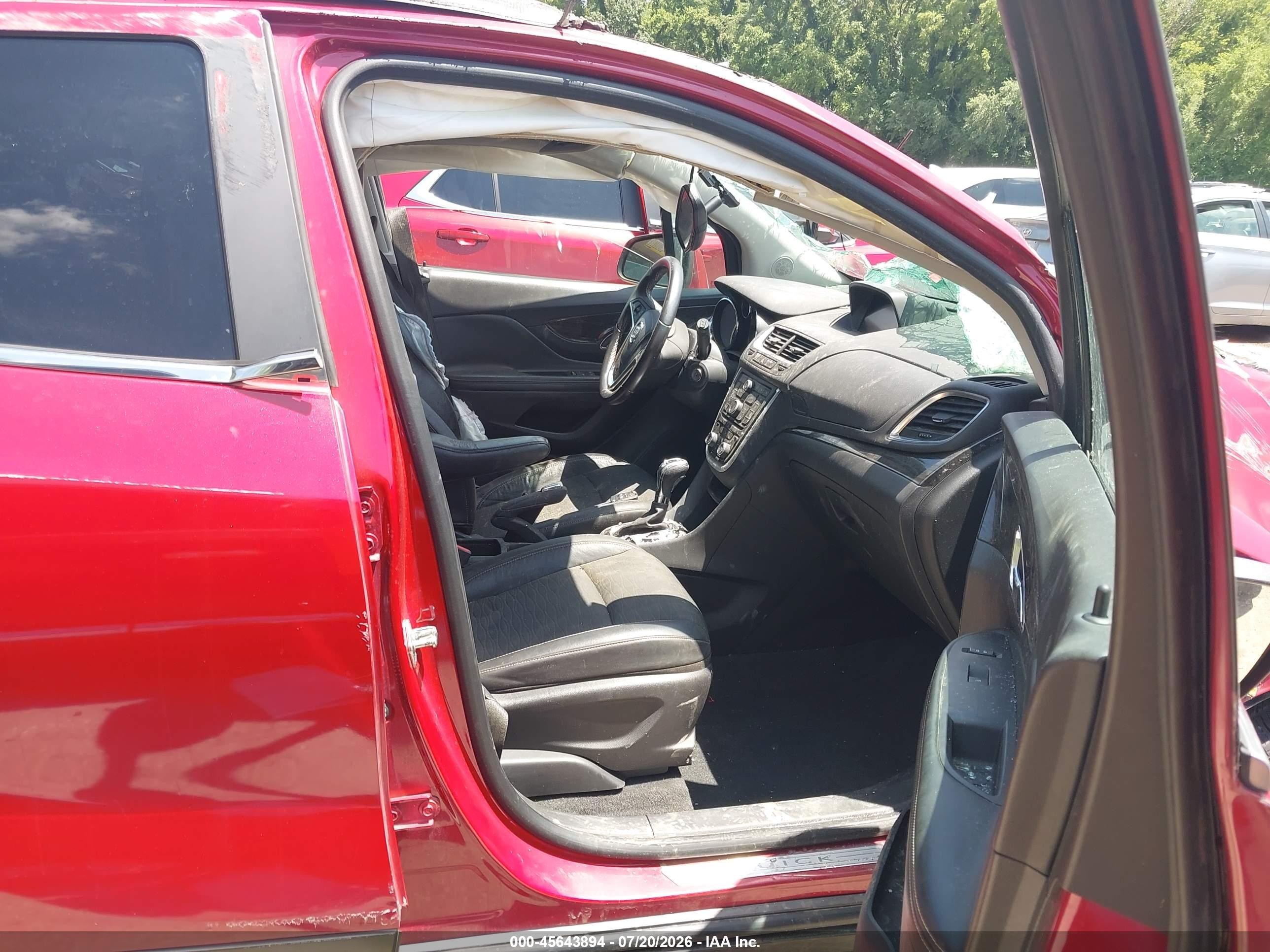 2015 Buick Encore Convenience Red vin: KL4CJBSB6FB127959