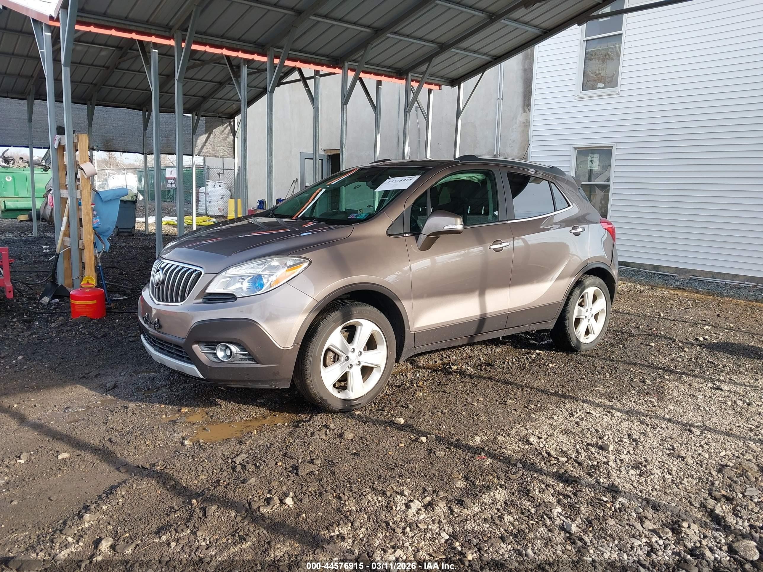 2015 Buick Encore Convenience Brown vin: KL4CJBSB6FB161237