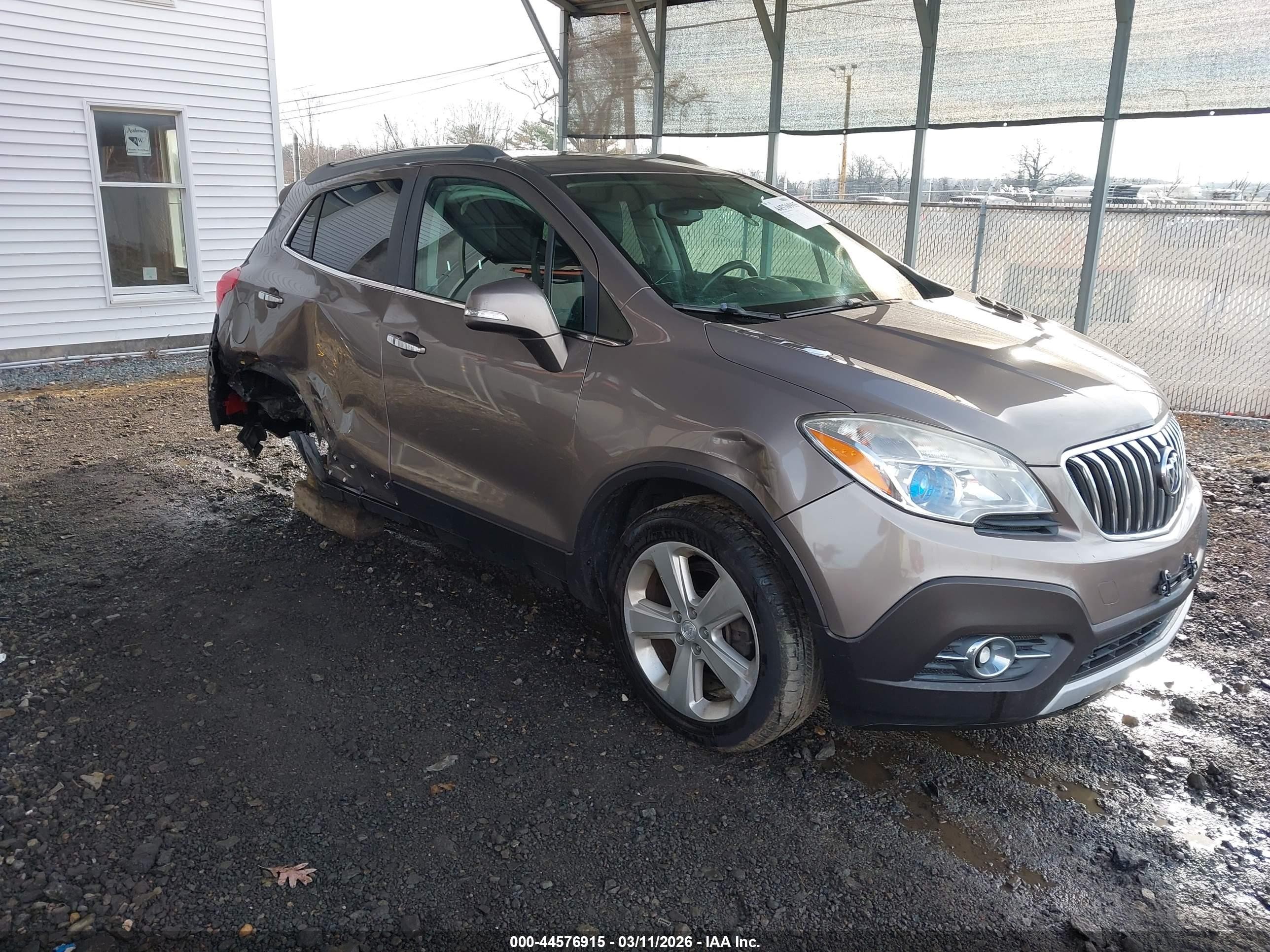 2015 Buick Encore Convenience Коричневый vin: KL4CJBSB6FB161237