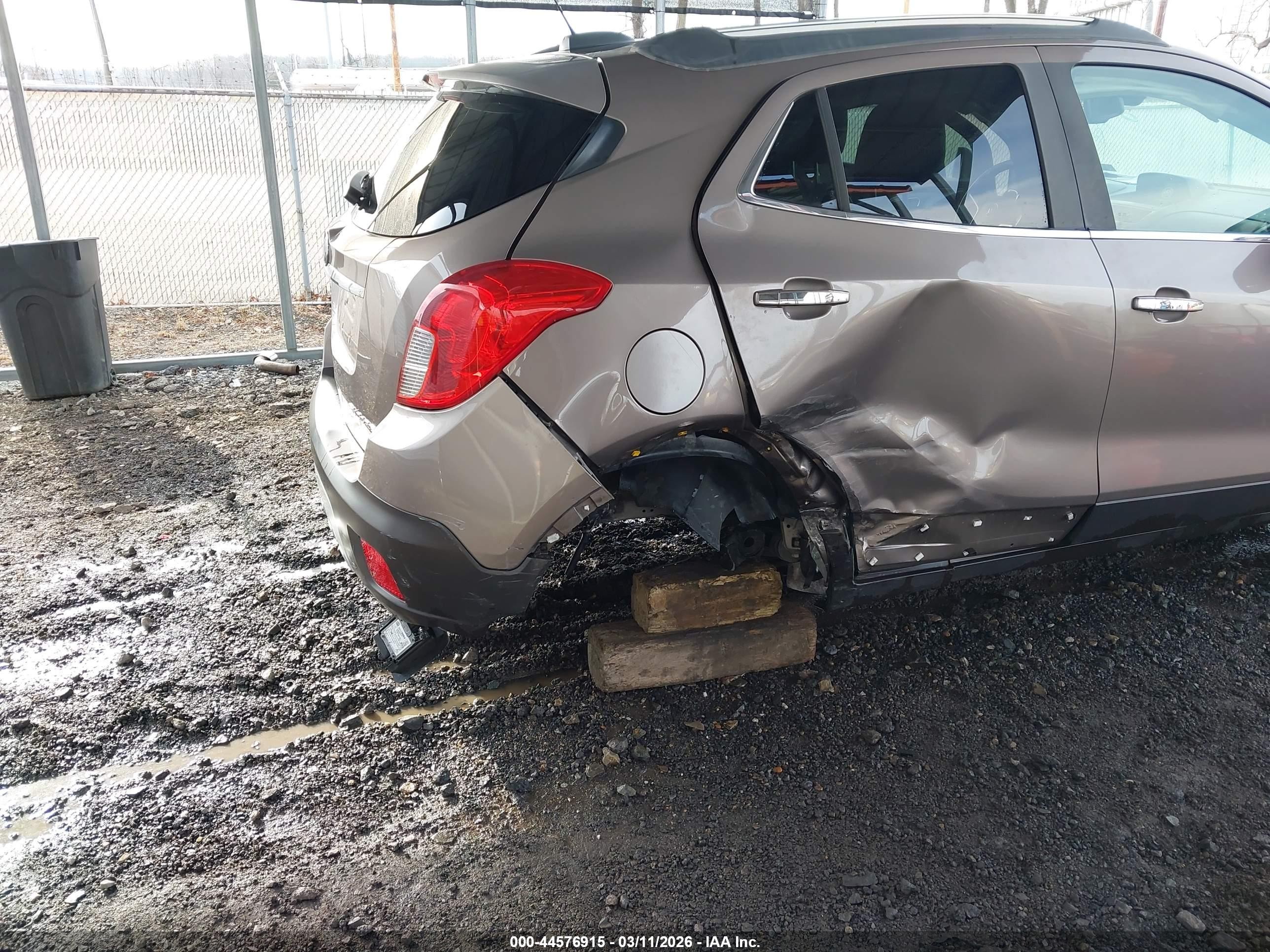 2015 Buick Encore Convenience Brown vin: KL4CJBSB6FB161237