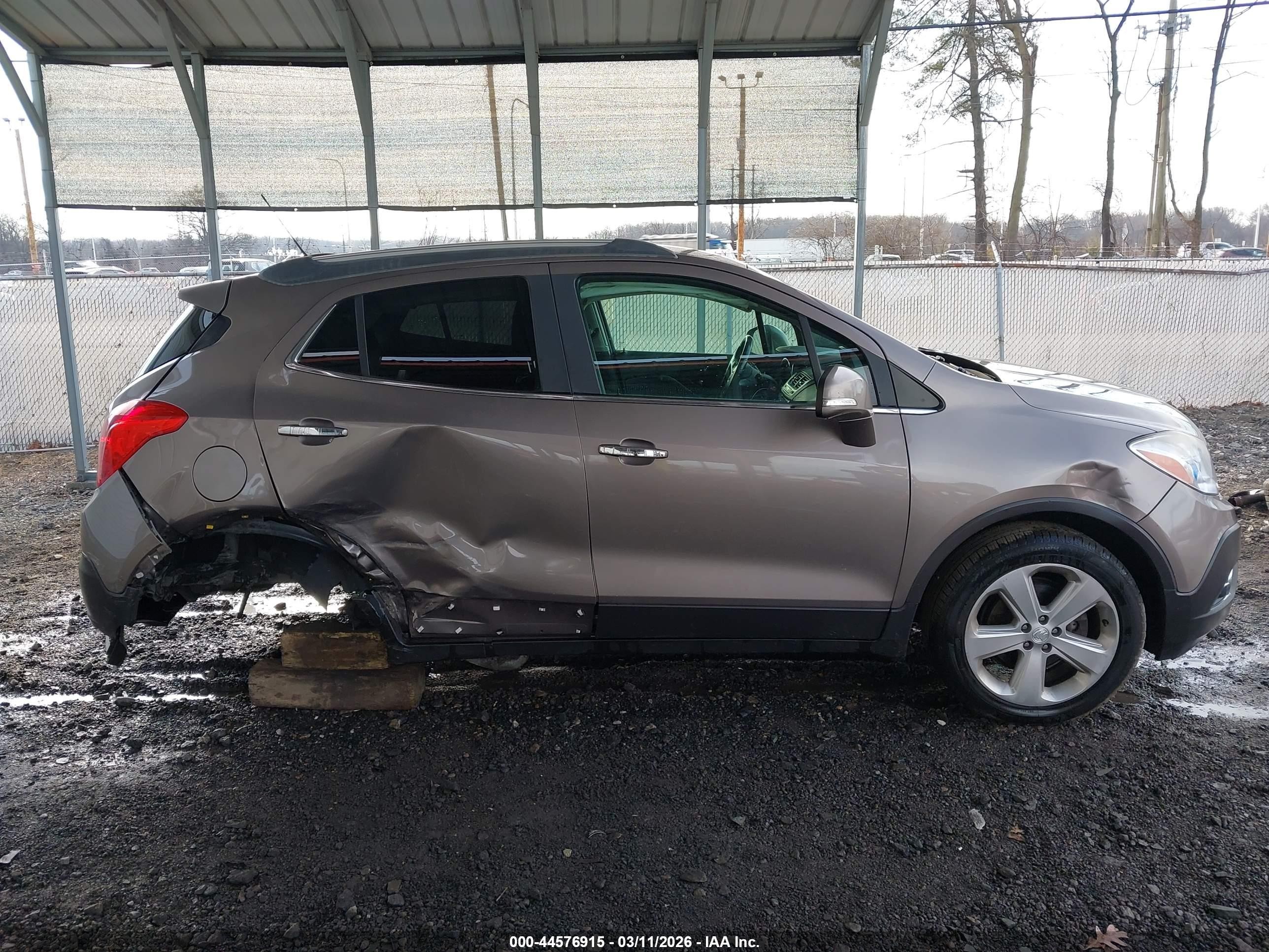 2015 Buick Encore Convenience Brown vin: KL4CJBSB6FB161237