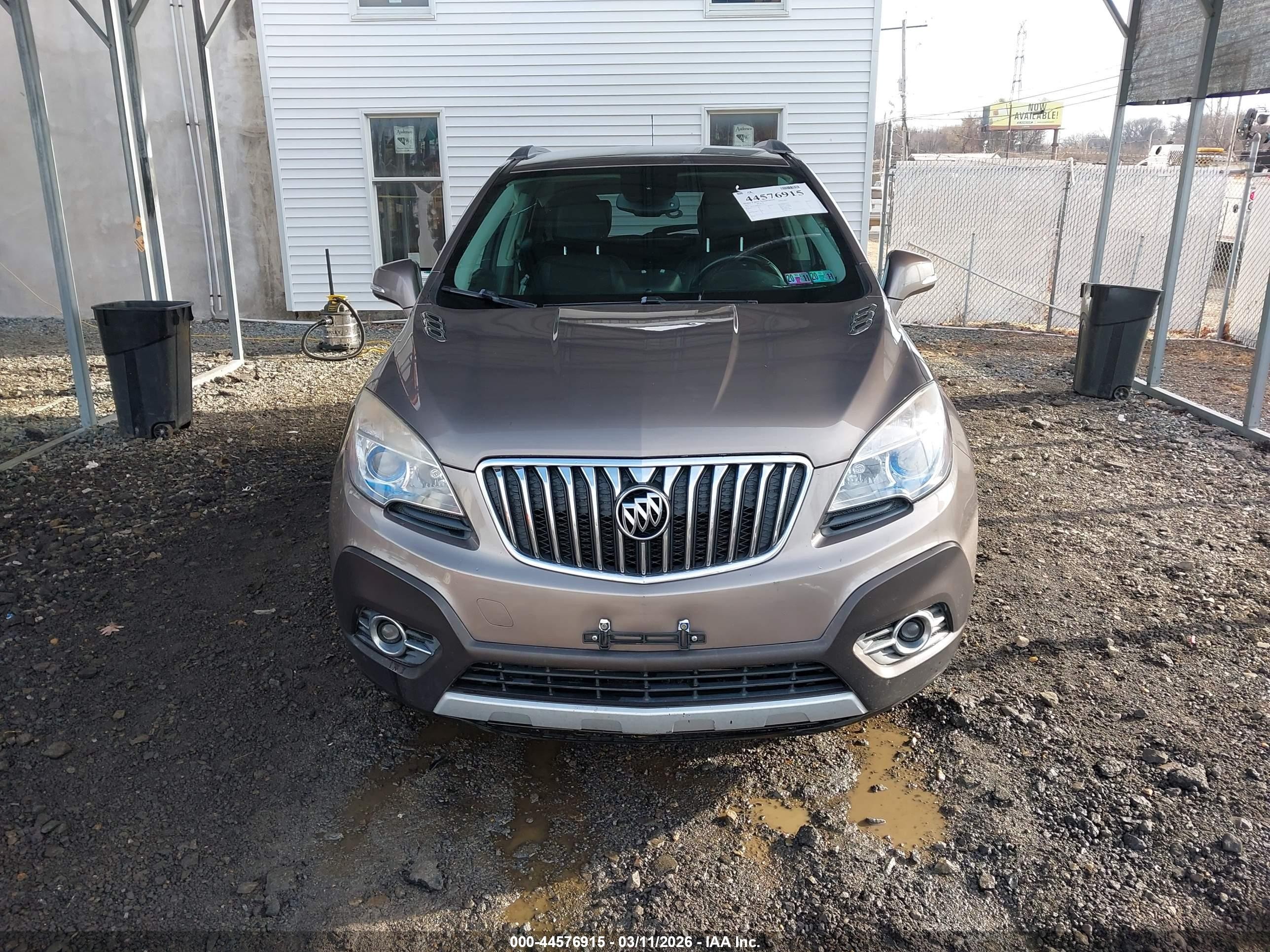 2015 Buick Encore Convenience Brown vin: KL4CJBSB6FB161237