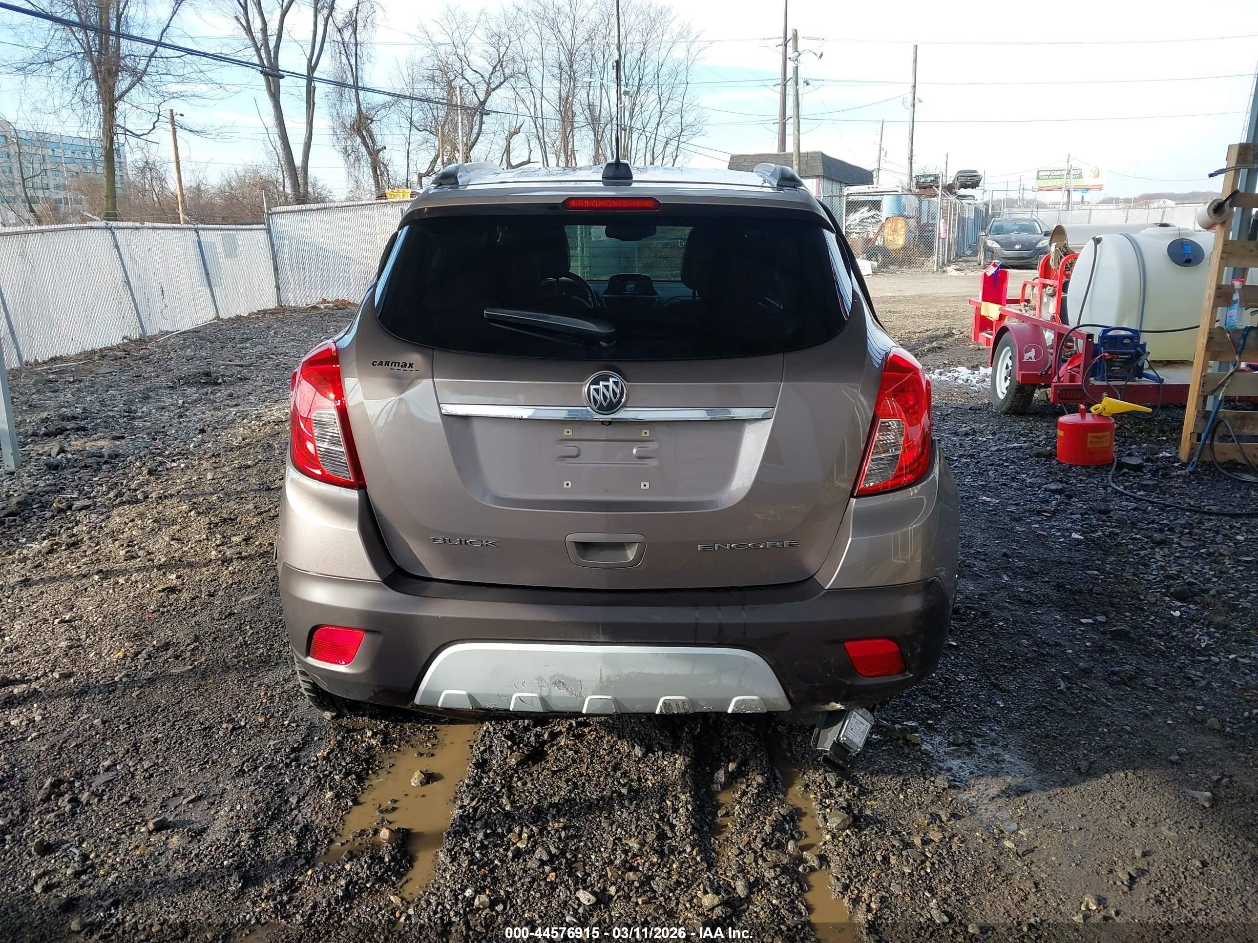 2015 Buick Encore Convenience Brown vin: KL4CJBSB6FB161237