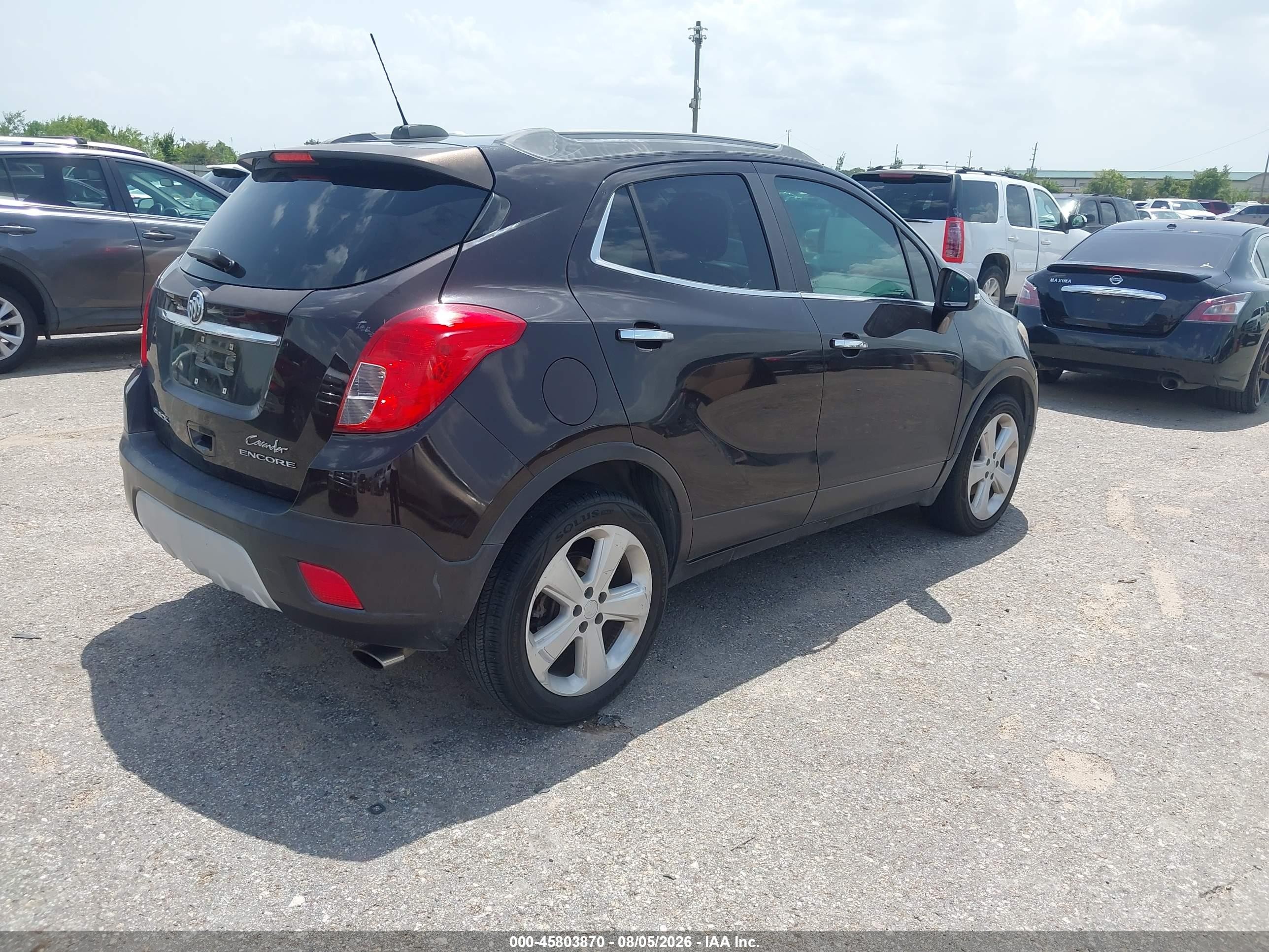 2015 Buick Encore Convenience Brown vin: KL4CJBSB6FB259992