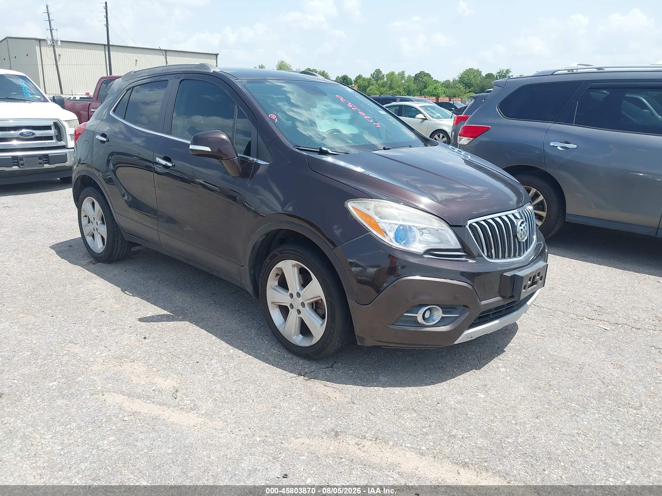 2015 Buick Encore Convenience Brown vin: KL4CJBSB6FB259992