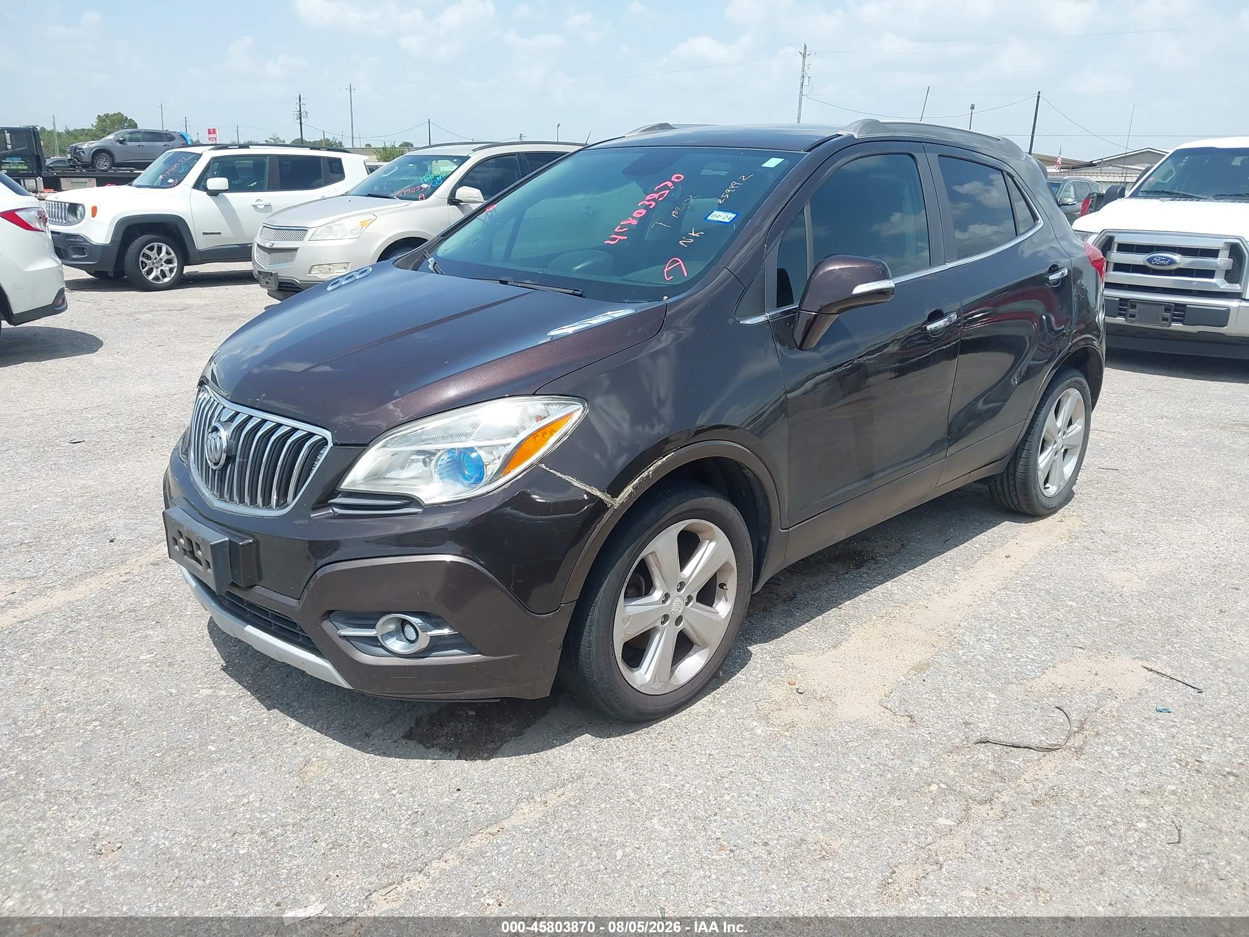 2015 Buick Encore Convenience Brown vin: KL4CJBSB6FB259992