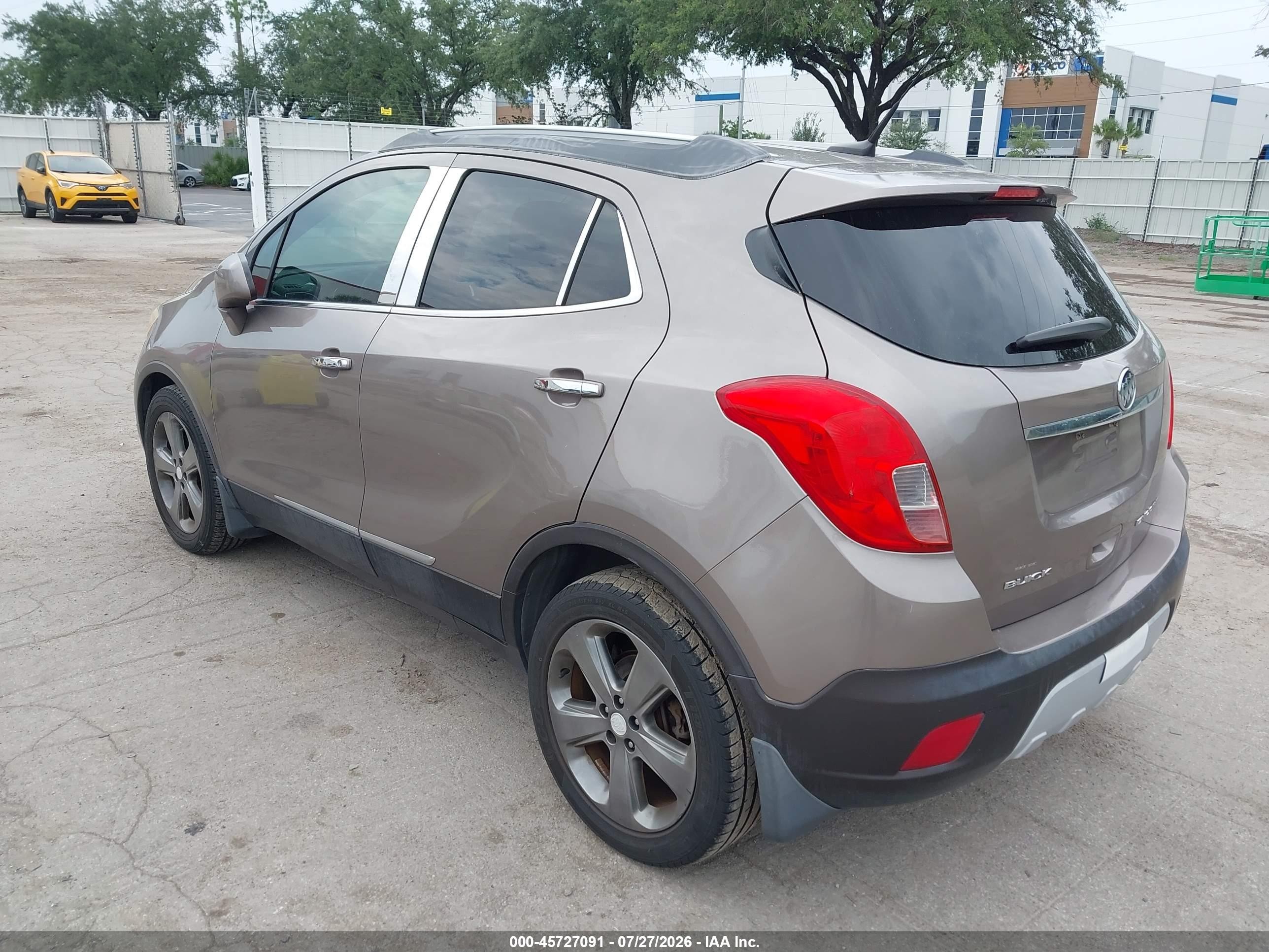 2013 Buick Encore Convenience Brown vin: KL4CJBSB7DB156058