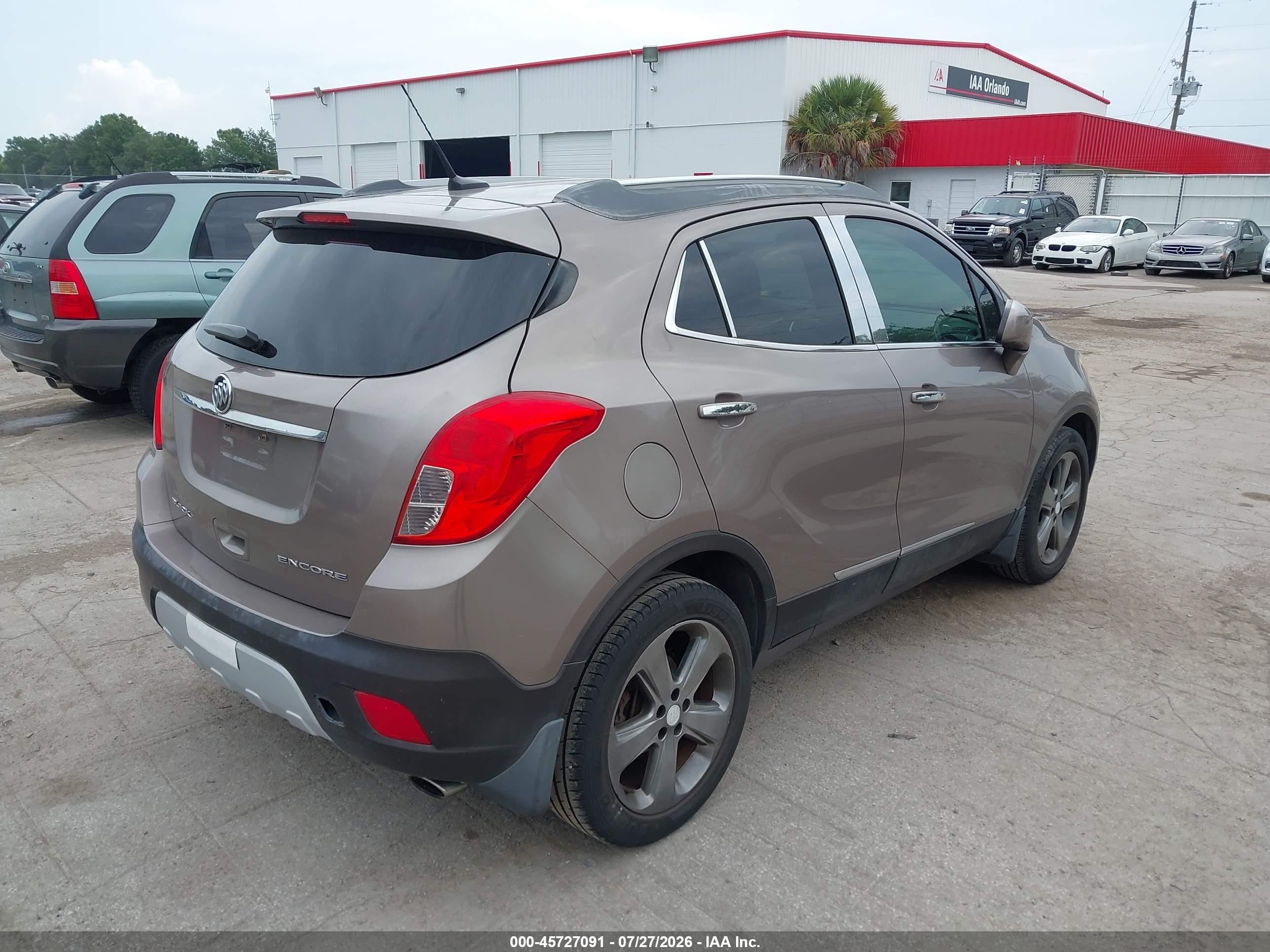 2013 Buick Encore Convenience Brown vin: KL4CJBSB7DB156058