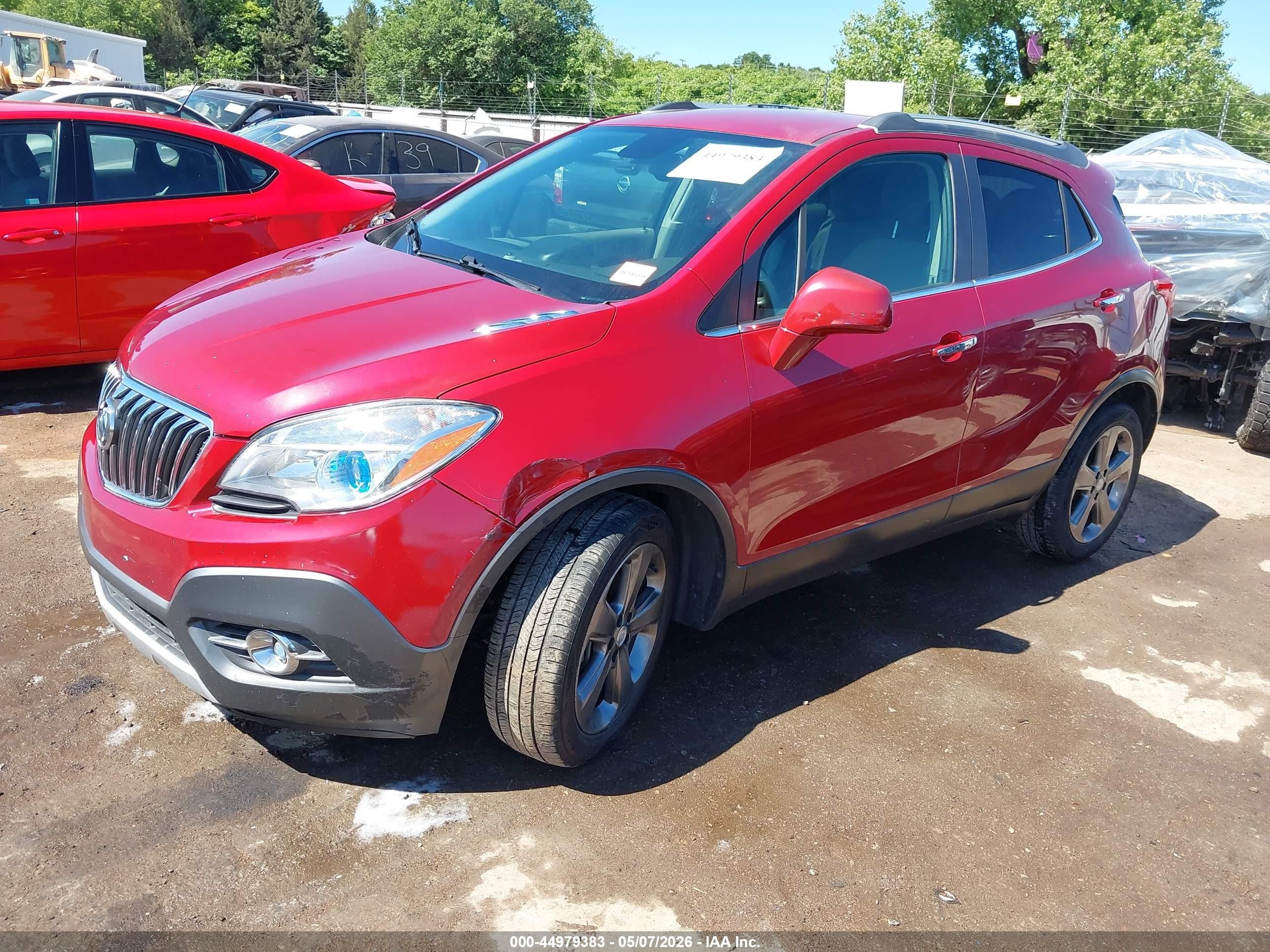 2013 Buick Encore Convenience Red vin: KL4CJBSB7DB167237