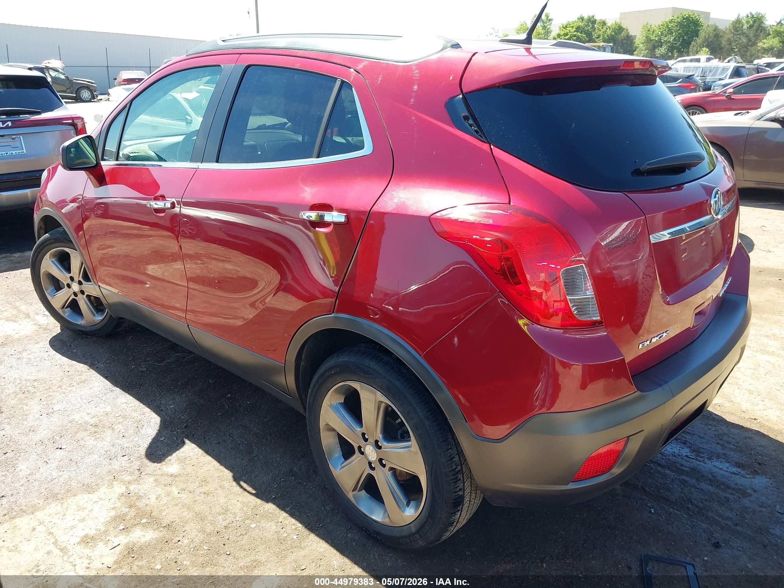 2013 Buick Encore Convenience Red vin: KL4CJBSB7DB167237