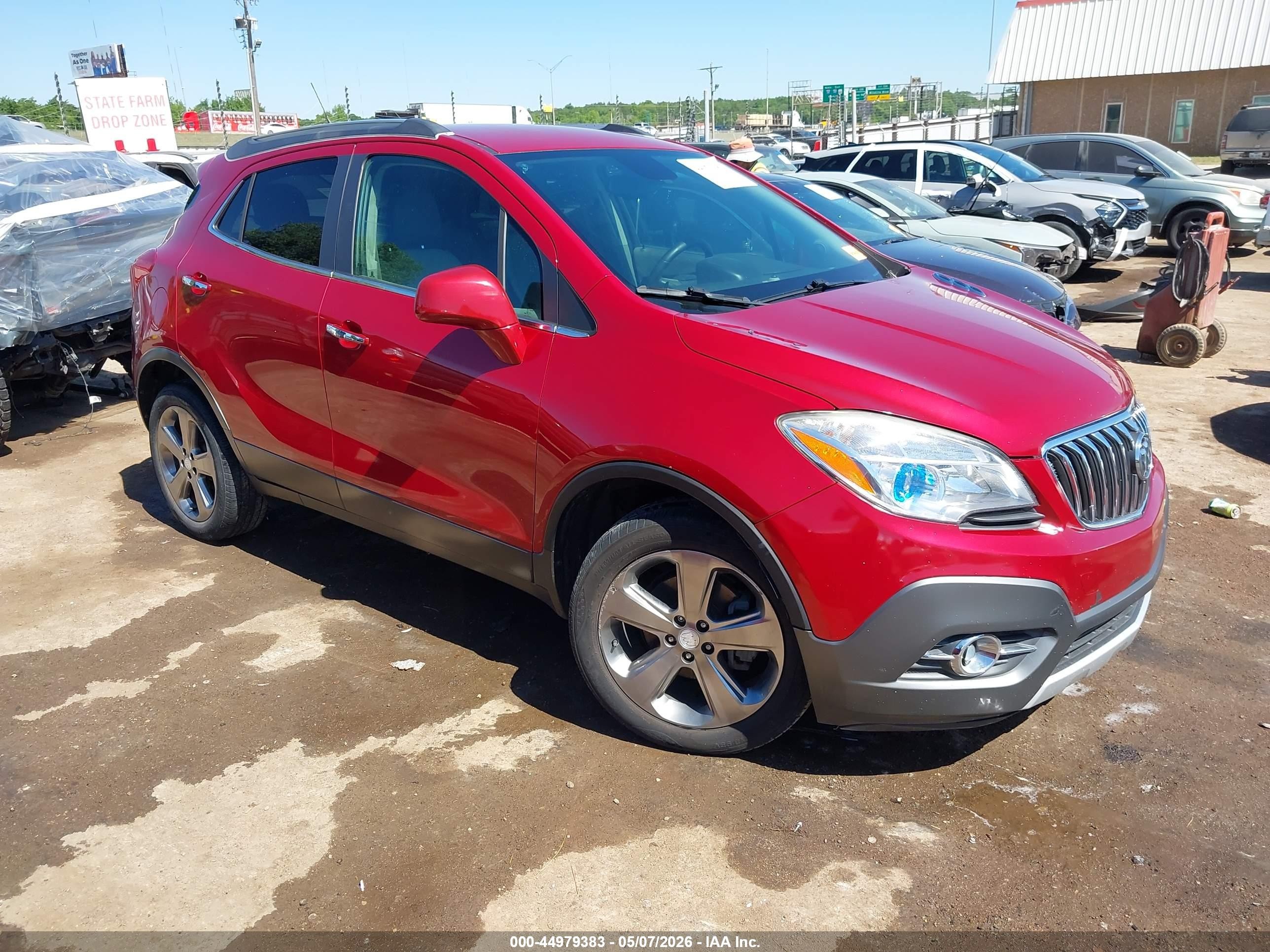 2013 Buick Encore Convenience Red vin: KL4CJBSB7DB167237