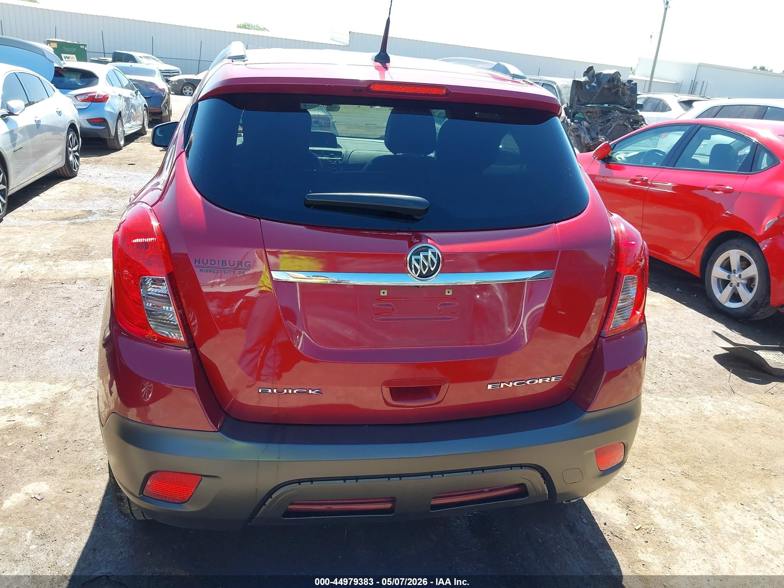 2013 Buick Encore Convenience Red vin: KL4CJBSB7DB167237