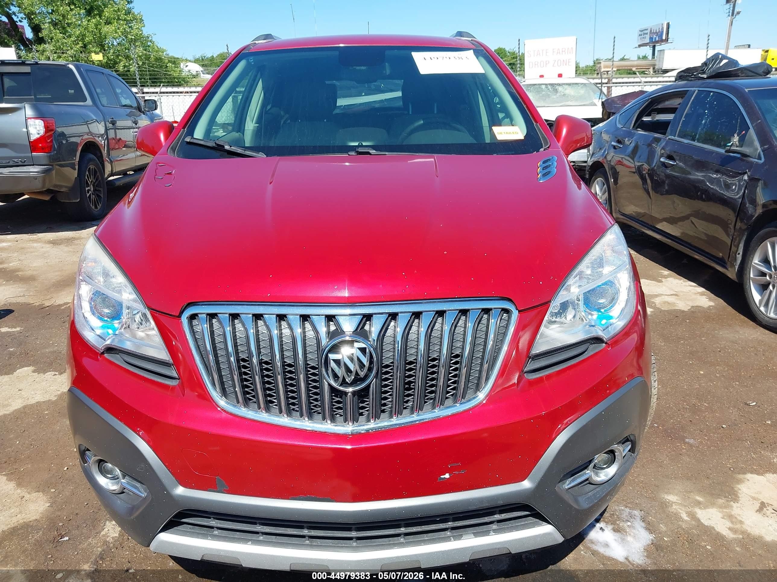 2013 Buick Encore Convenience Red vin: KL4CJBSB7DB167237