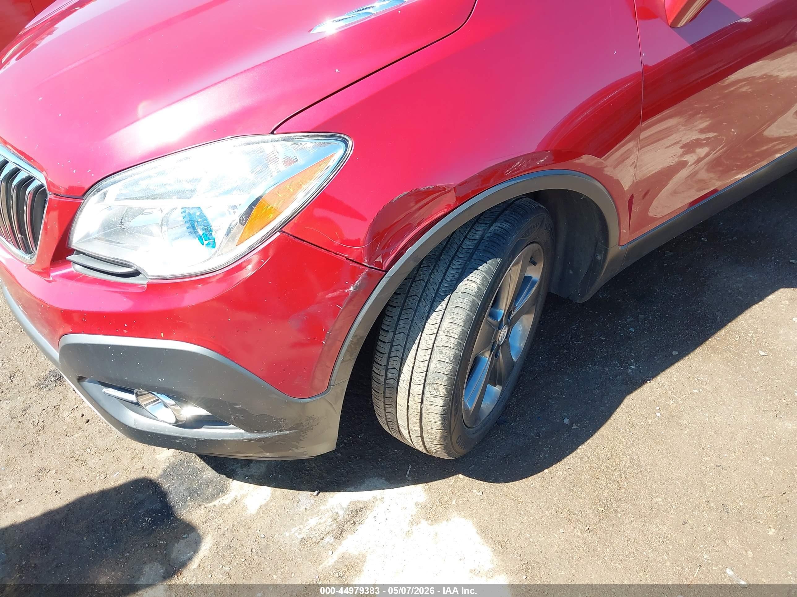 2013 Buick Encore Convenience Red vin: KL4CJBSB7DB167237