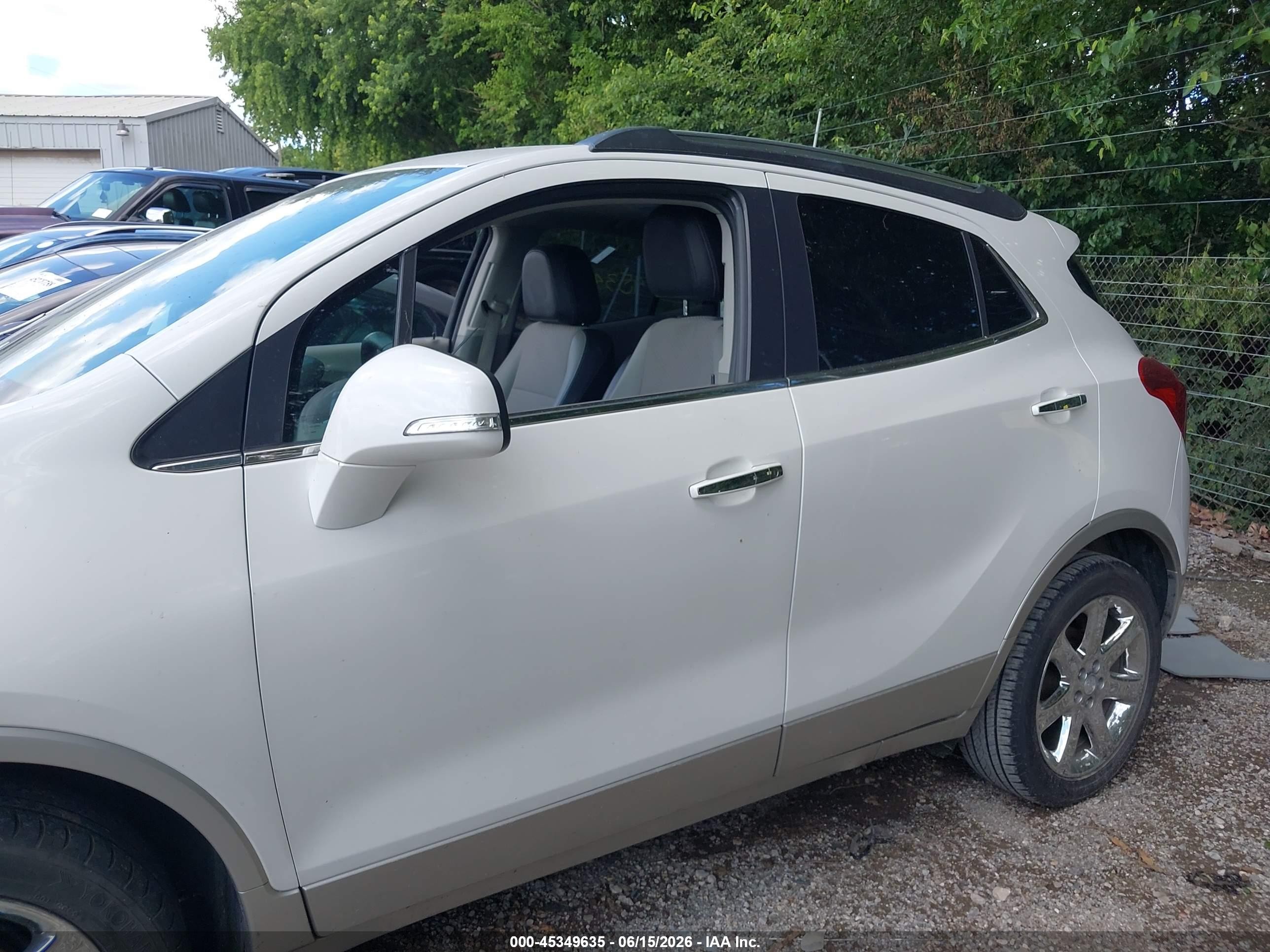 2014 Buick Encore Convenience White vin: KL4CJBSB7EB544439