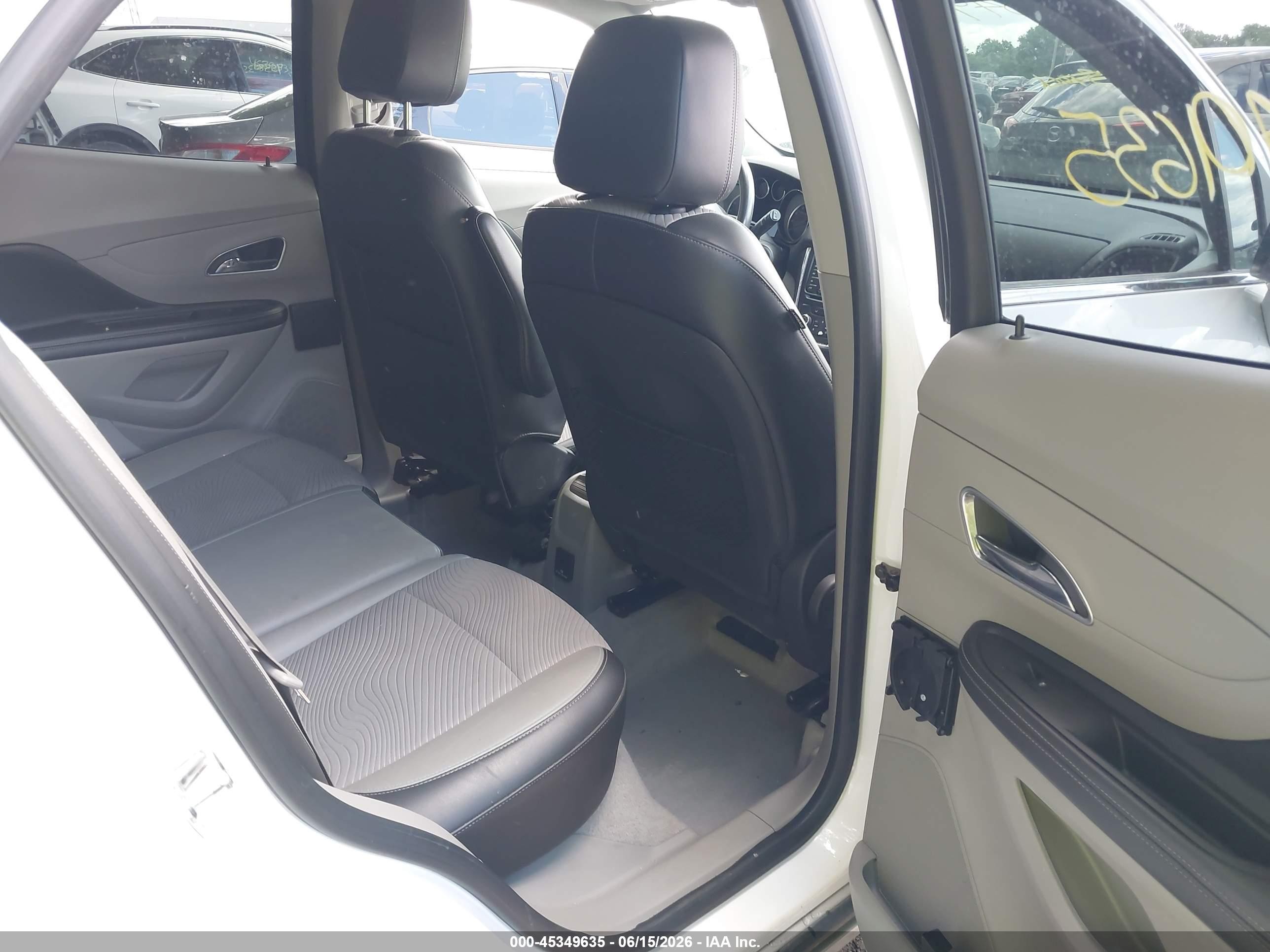 2014 Buick Encore Convenience White vin: KL4CJBSB7EB544439
