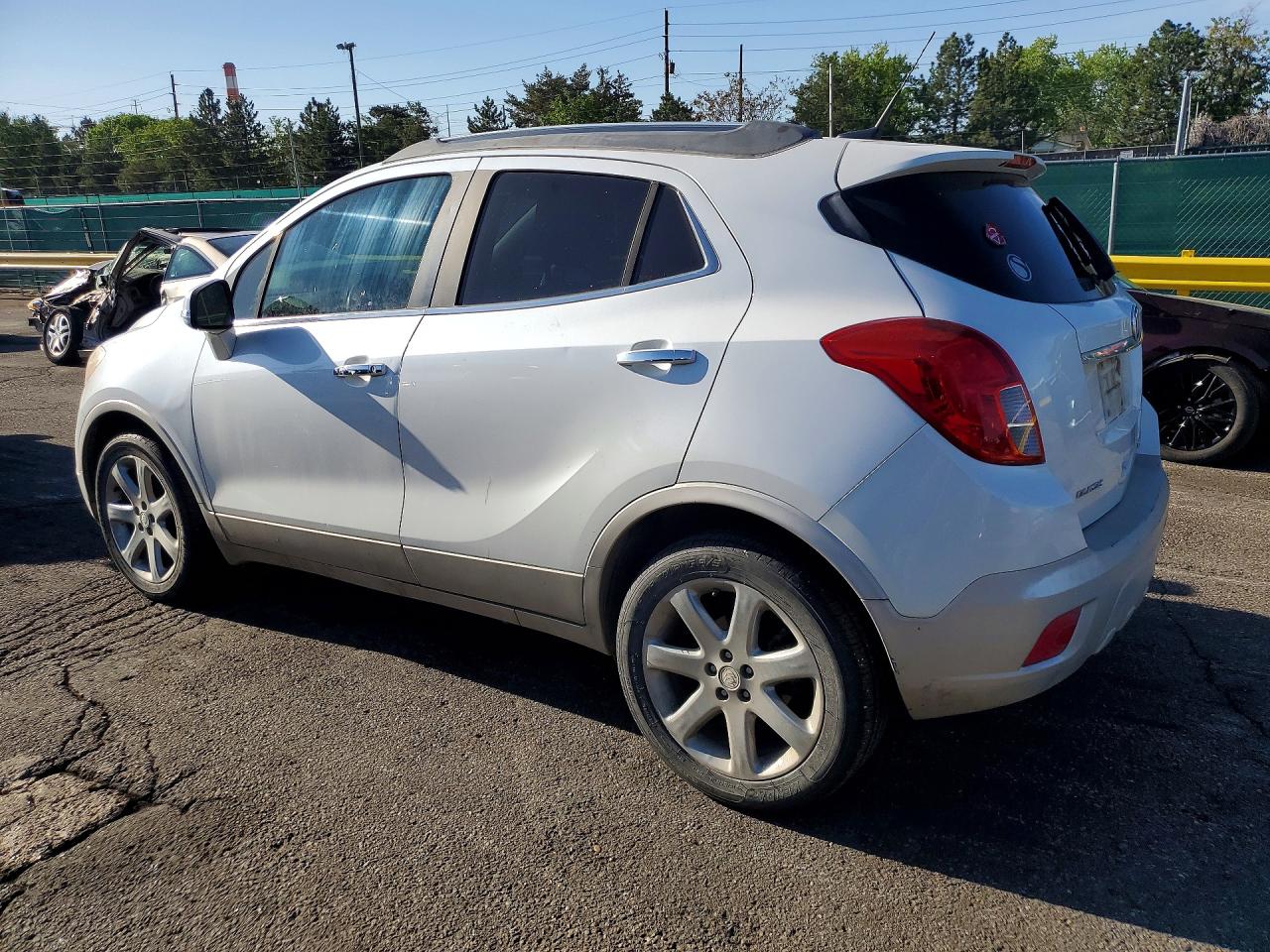 2014 Buick Encore Convenience White vin: KL4CJBSB7EB702312