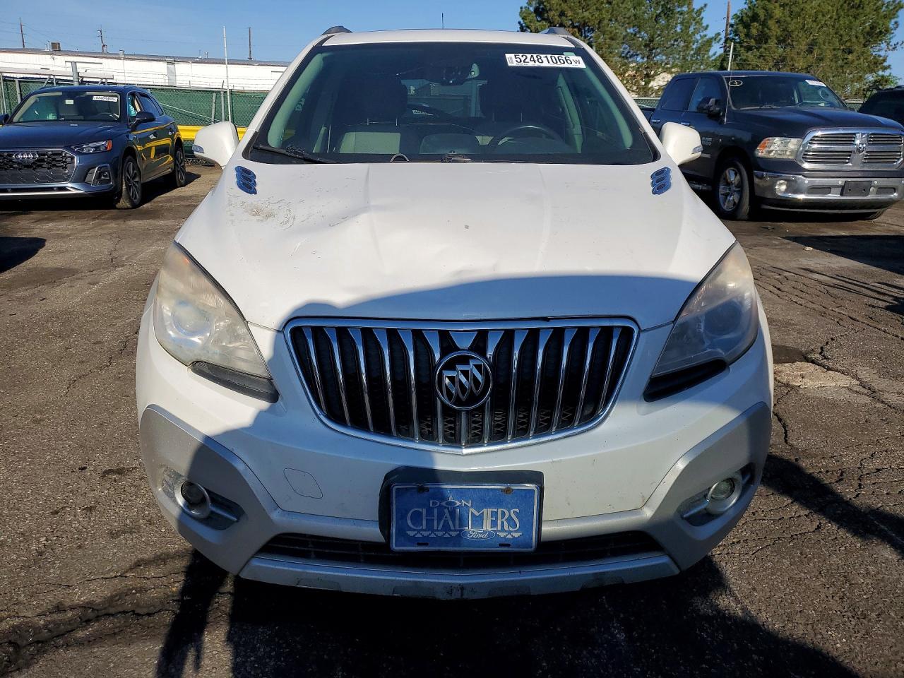 2014 Buick Encore Convenience White vin: KL4CJBSB7EB702312