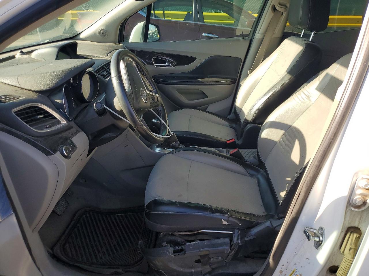 2014 Buick Encore Convenience White vin: KL4CJBSB7EB702312