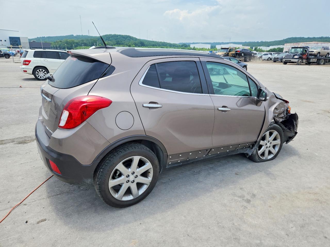 2014 Buick Encore Convenience Серый vin: KL4CJBSB7EB758170