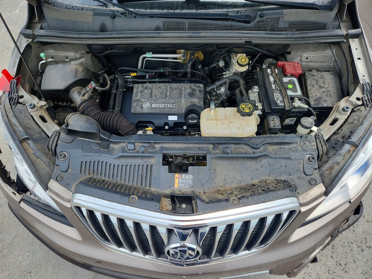 2014 Buick Encore Convenience Серый vin: KL4CJBSB7EB758170