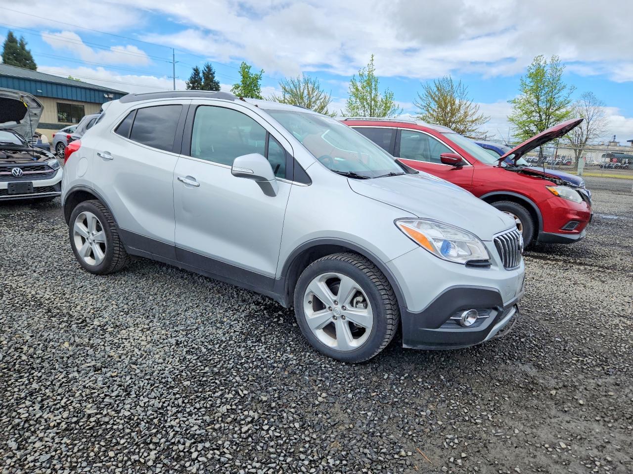 2015 Buick Encore Convenience Серебряный vin: KL4CJBSB7FB034030