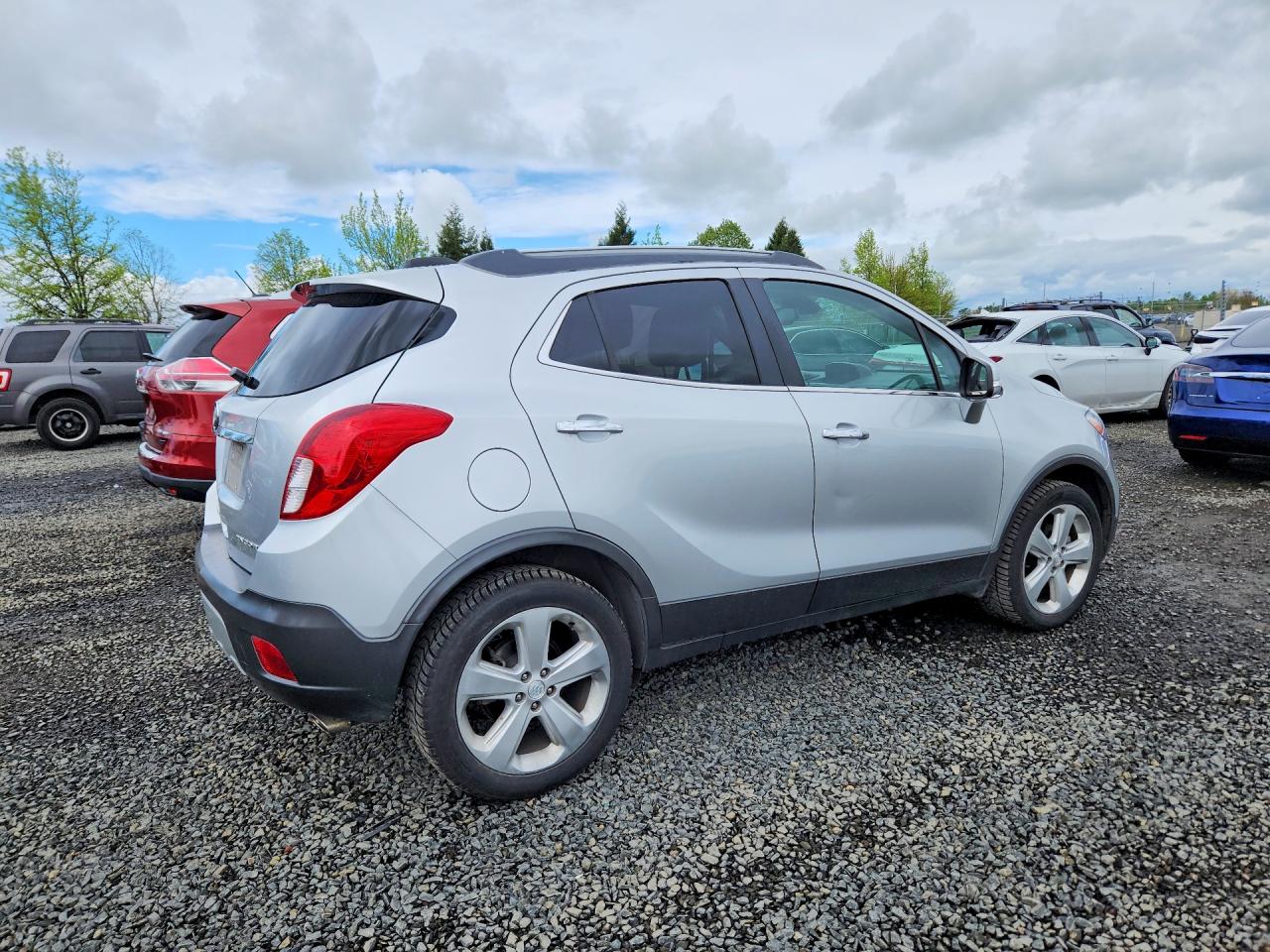 2015 Buick Encore Convenience Серебряный vin: KL4CJBSB7FB034030