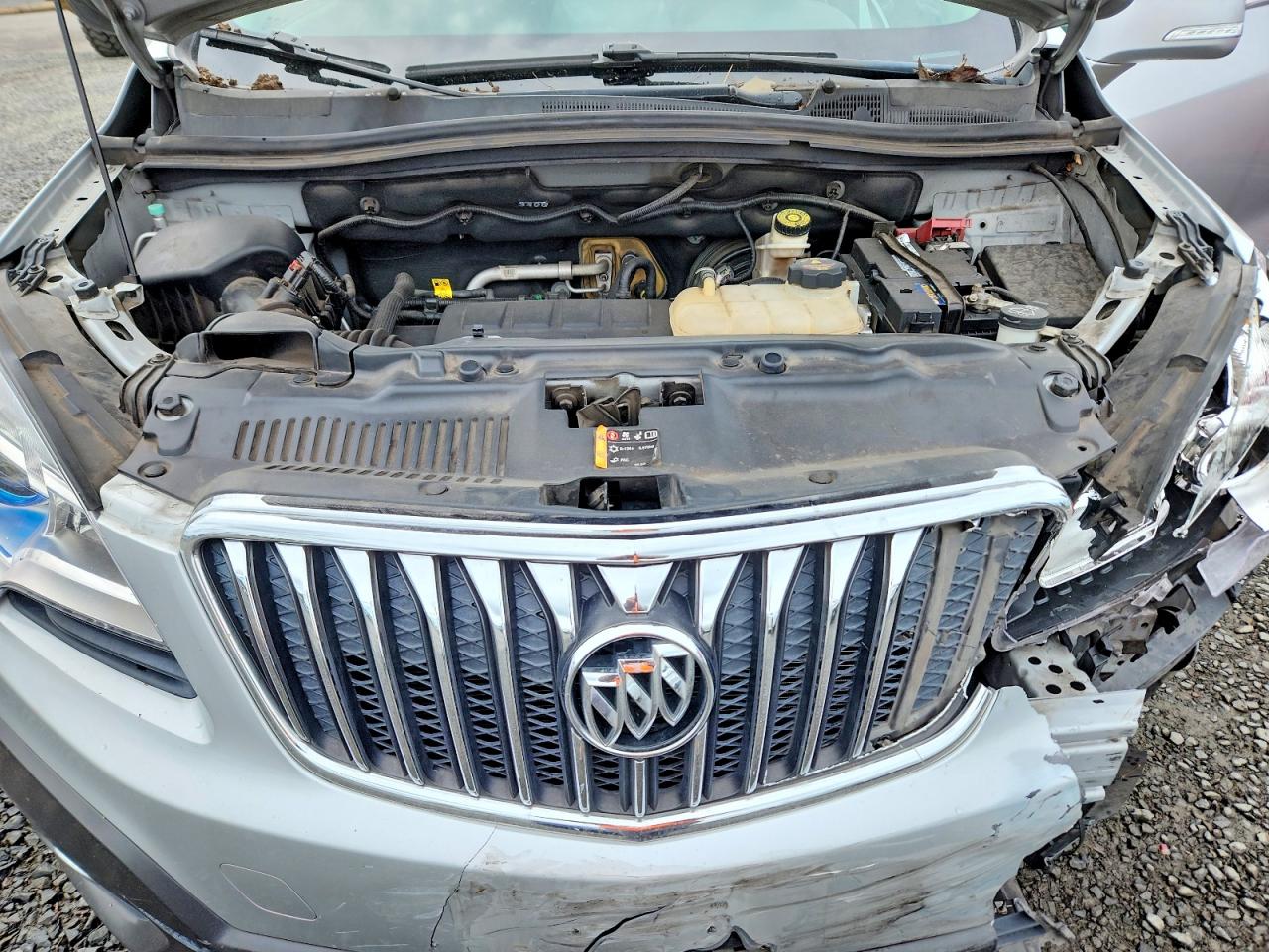 2015 Buick Encore Convenience Серебряный vin: KL4CJBSB7FB034030