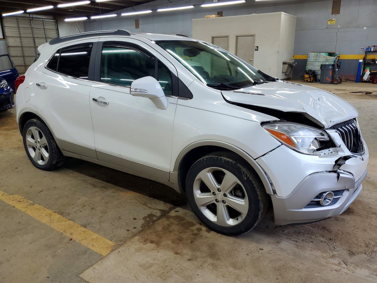 2015 Buick Encore Convenience White vin: KL4CJBSB7FB131292